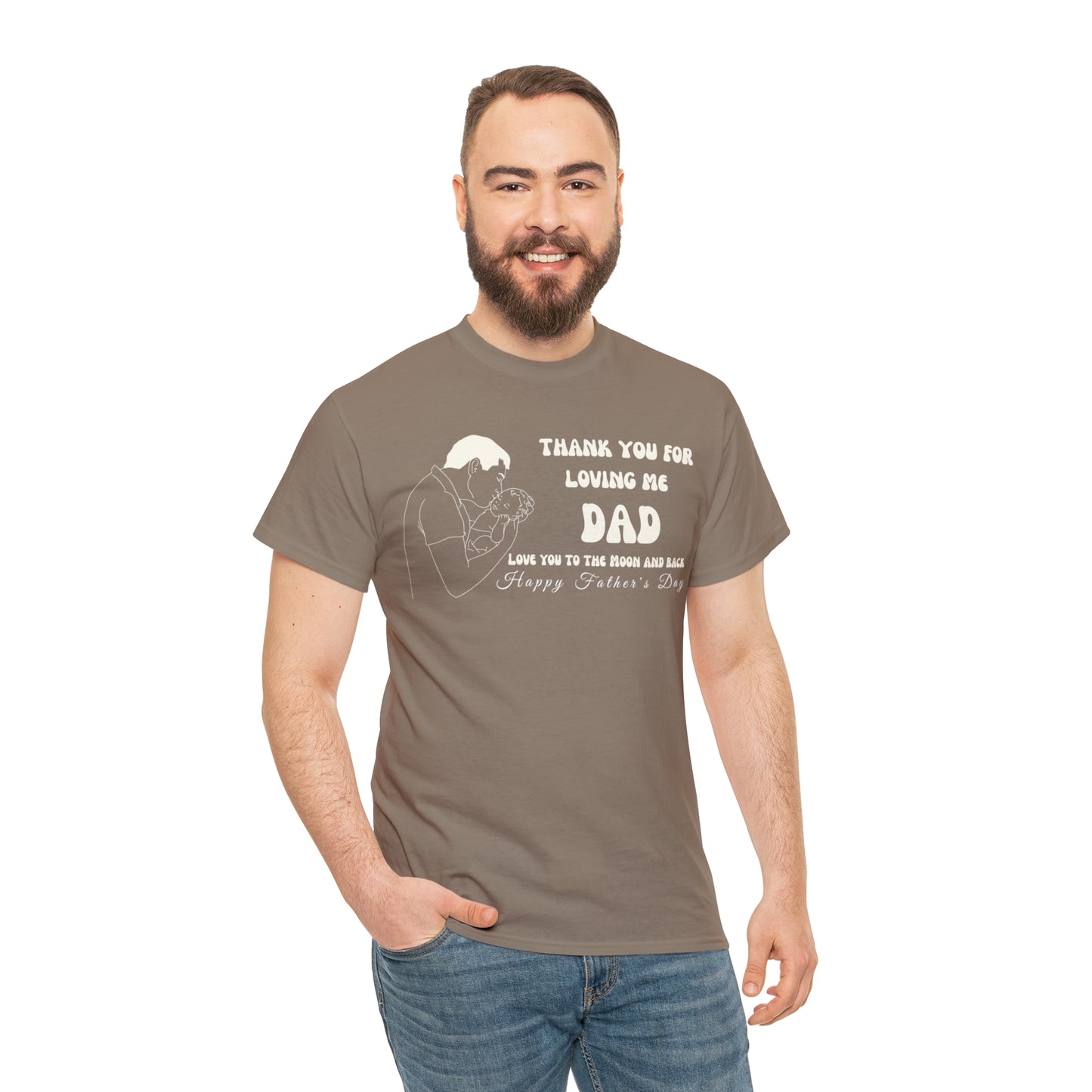 Exotic Print Father's Day Unisex Heavy Cotton Tee