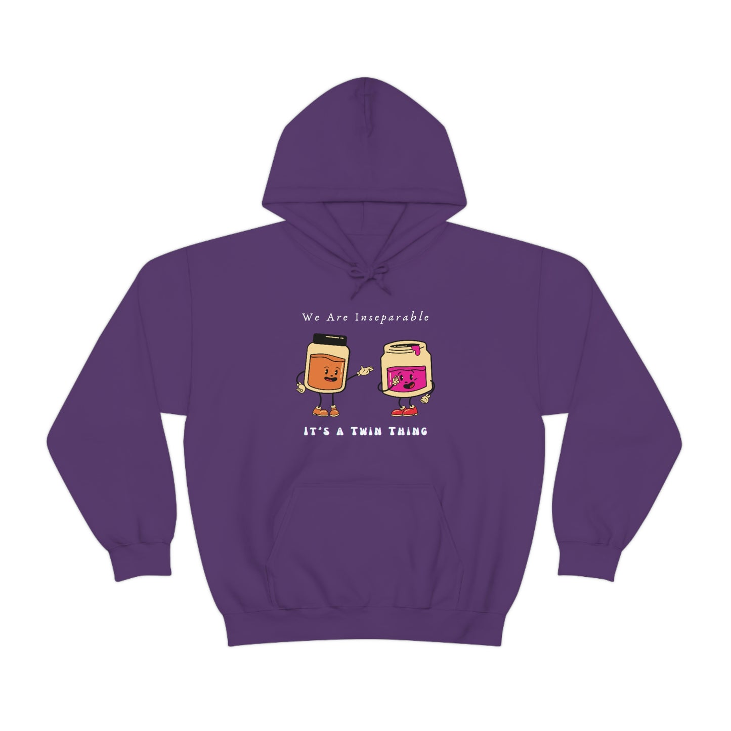 Twin, Unisex Heavy Blend™ Hooded Sweatshirt