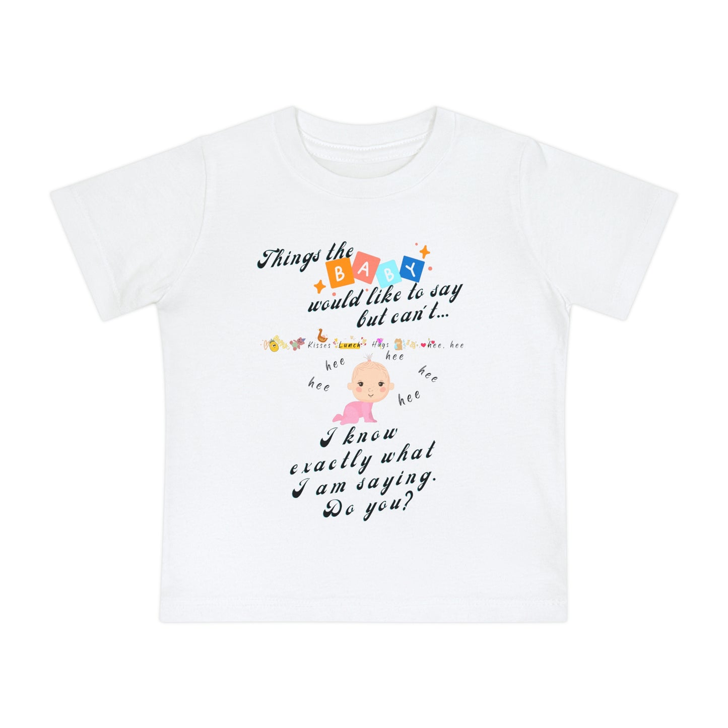 Baby Talk, Baby Short Sleeve T-Shirt