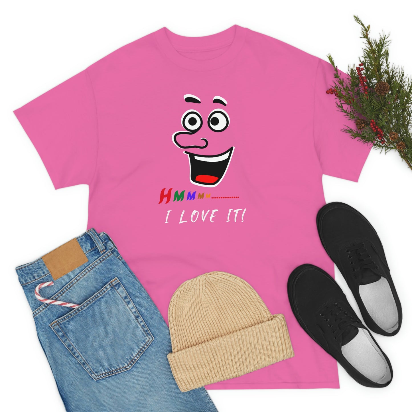 Hmmm, Unisex Heavy Cotton Tee