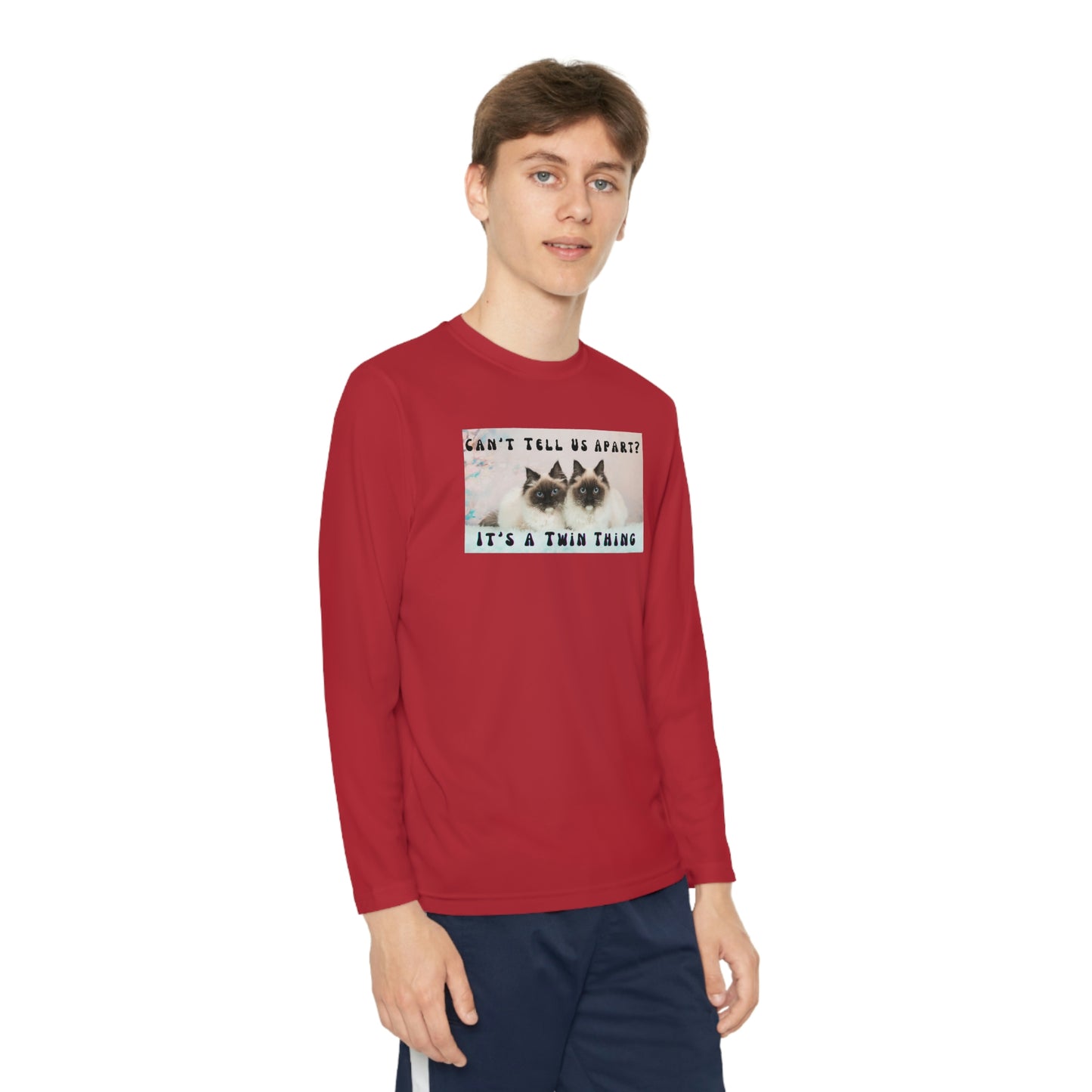 Twin, Youth Long Sleeve Competitor Tee