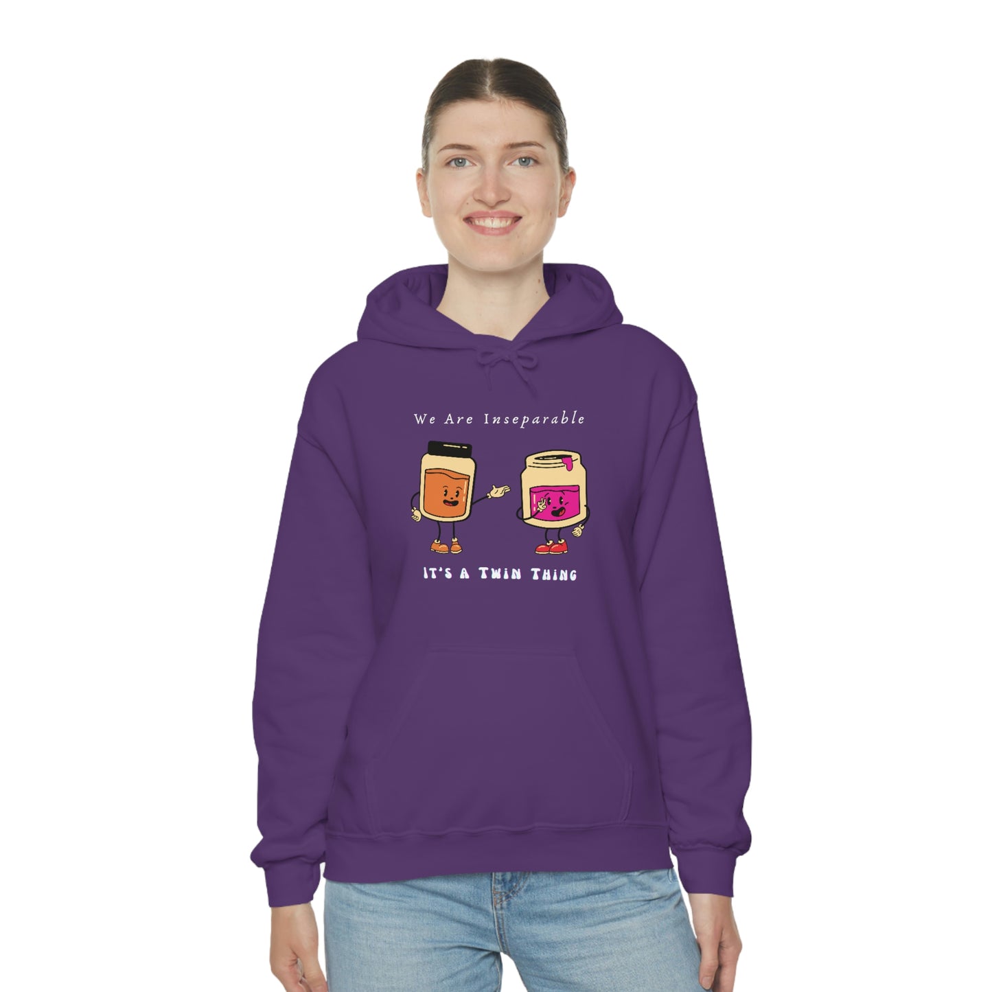 Twin, Unisex Heavy Blend™ Hooded Sweatshirt