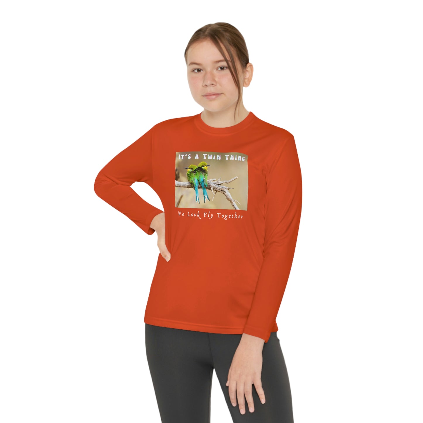 Twin, Youth Long Sleeve Competitor Tee