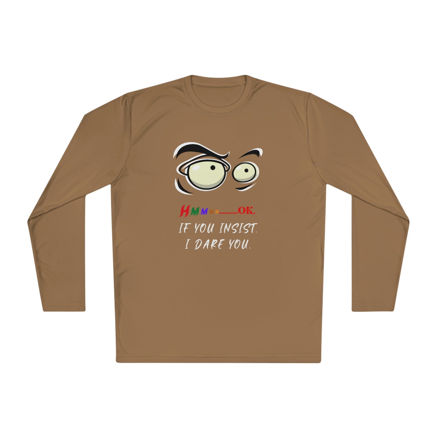 Hmmm, Unisex Lightweight Long Sleeve Tee