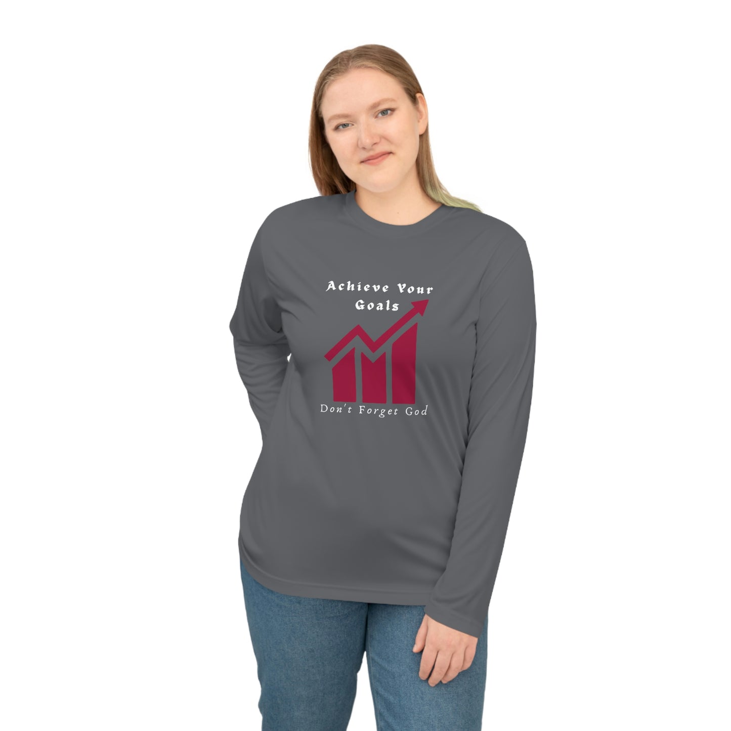 Make It Happen, Unisex Performance Long Sleeve Shirt