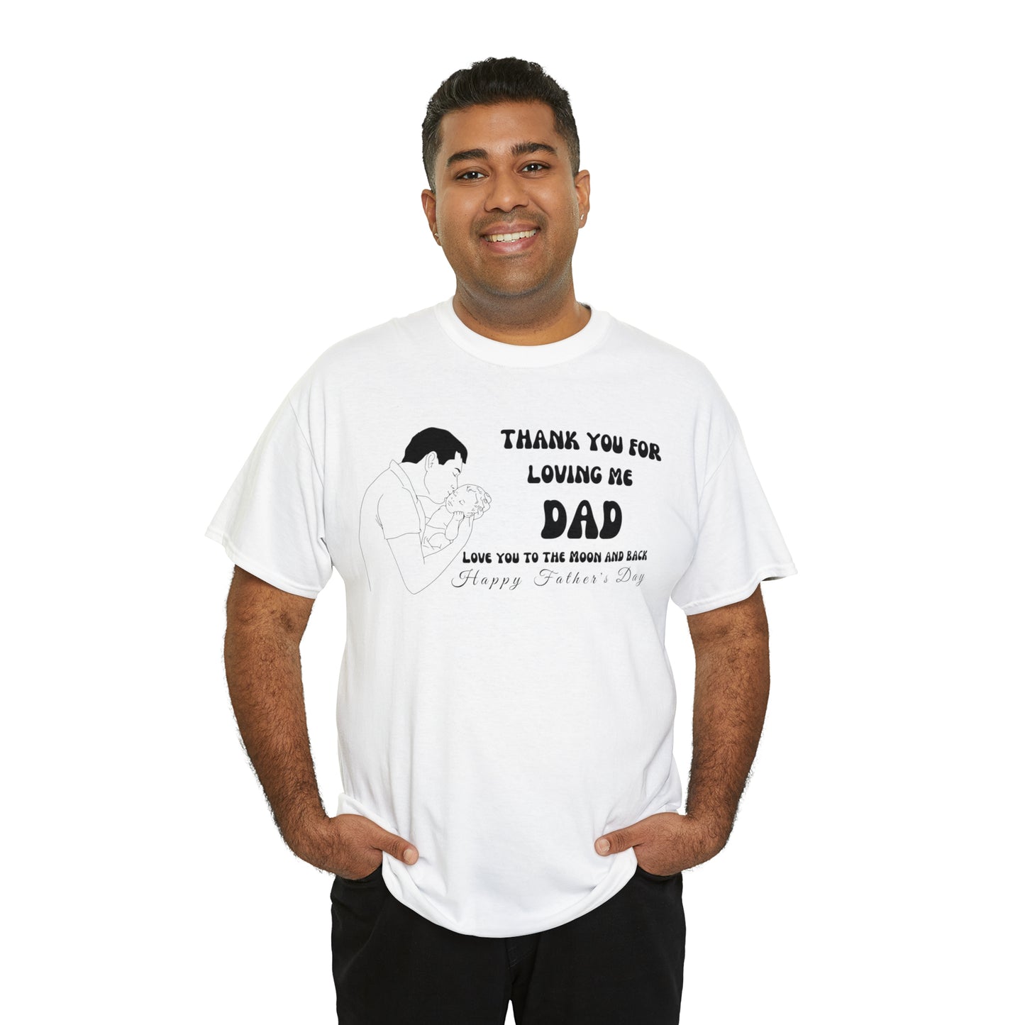 Exotic Print Father's Day Unisex Heavy Cotton Tee