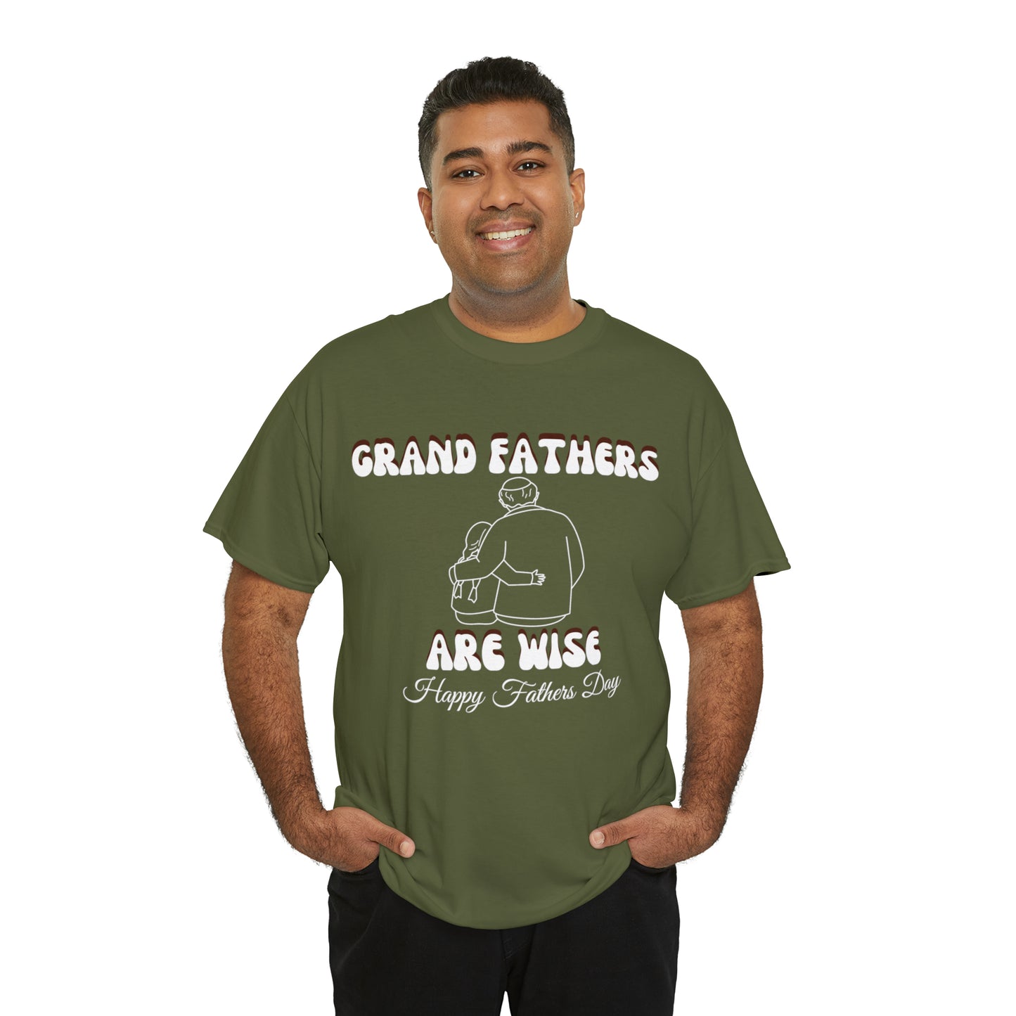 Exotic Print Father's Day Unisex Heavy Cotton Tee