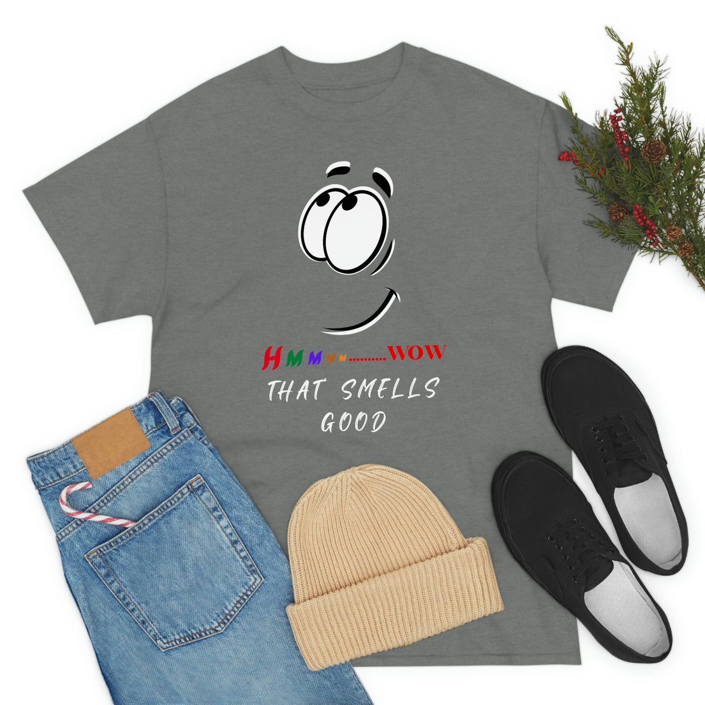 Hmmm... Wow that Smells Good Unisex Heavy Cotton Tee