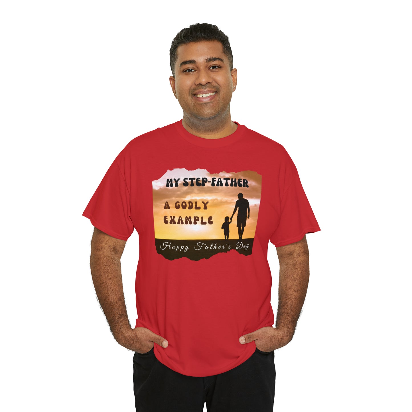 Exotic Print Father's Day Unisex Heavy Cotton Tee