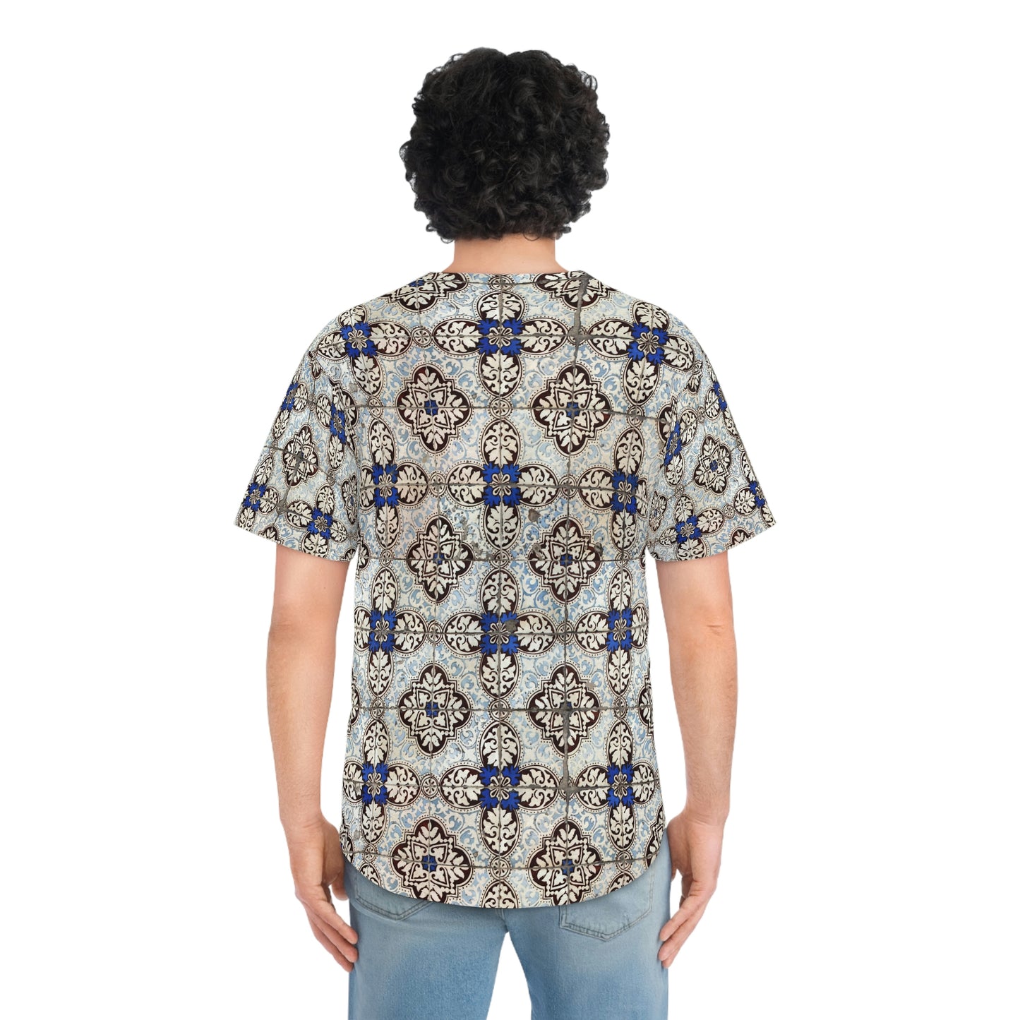 Exotic Print Baseball Jersey