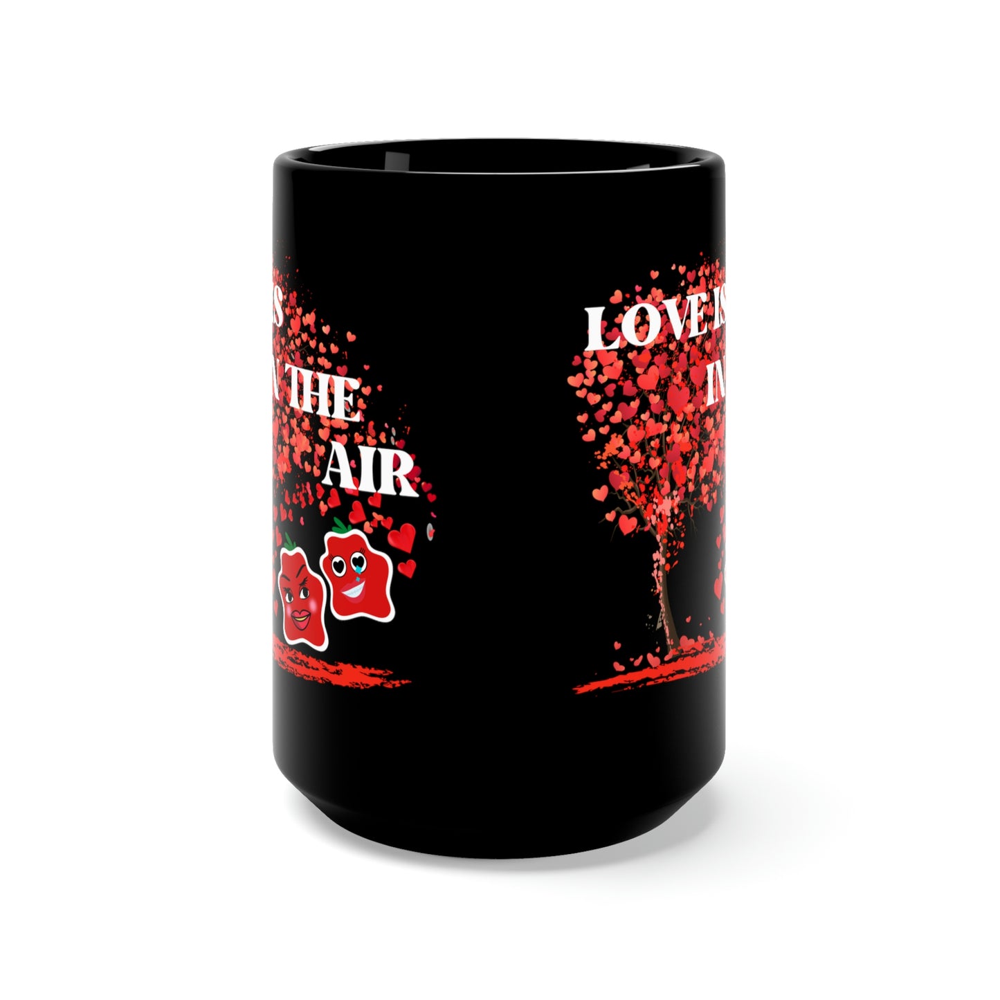 Love Black Mug 15oz