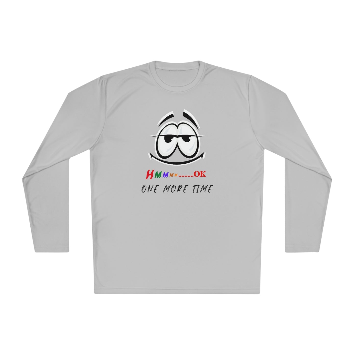 Hmmm, Unisex Lightweight Long Sleeve Tee