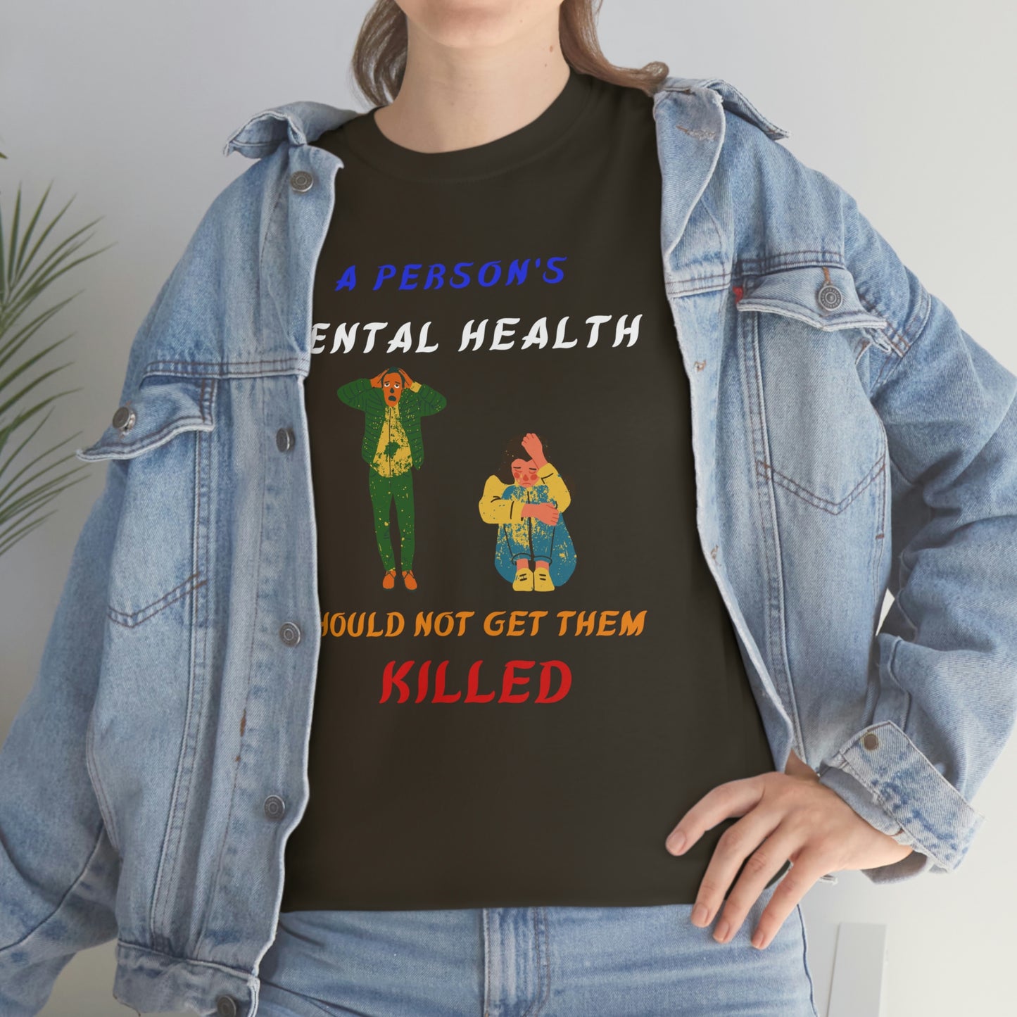 Mental Health Unisex Heavy Cotton Tee