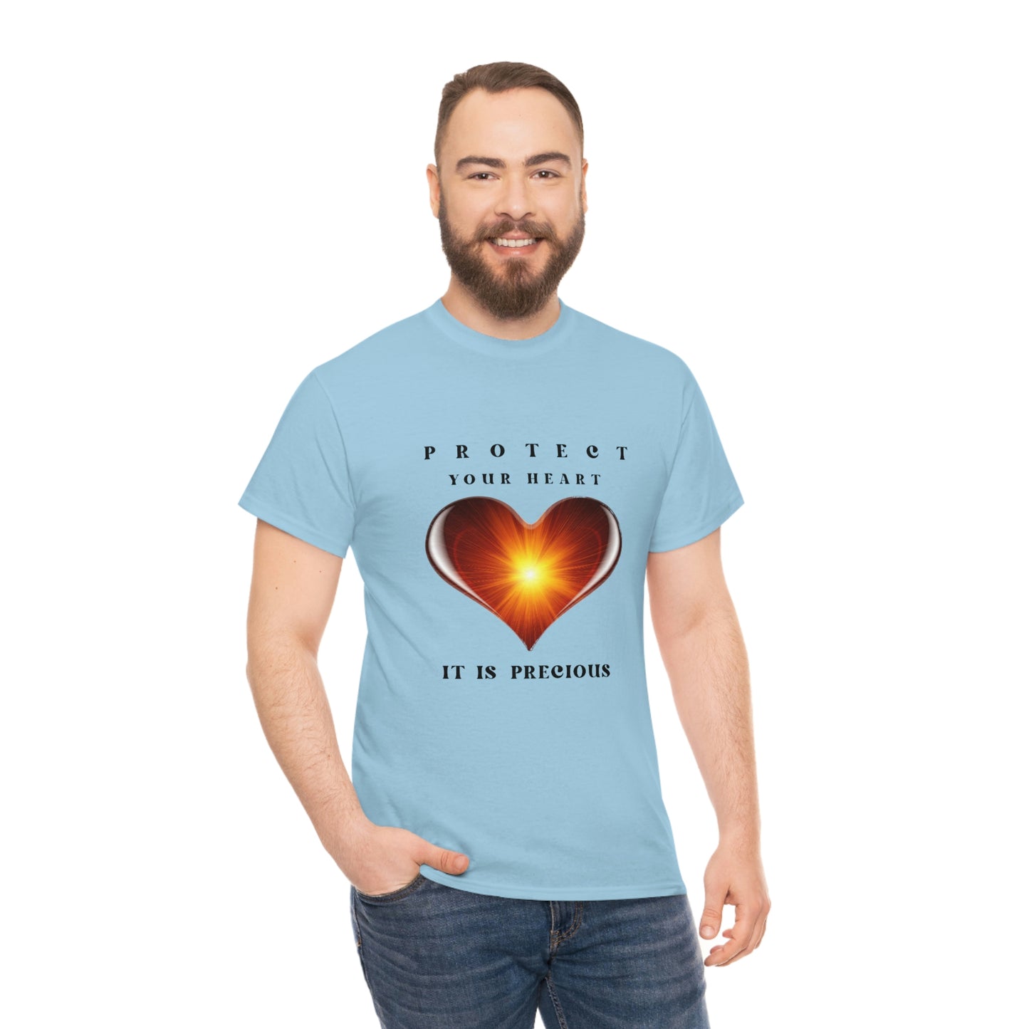 Protect Your Heart Unisex Heavy Cotton Tee