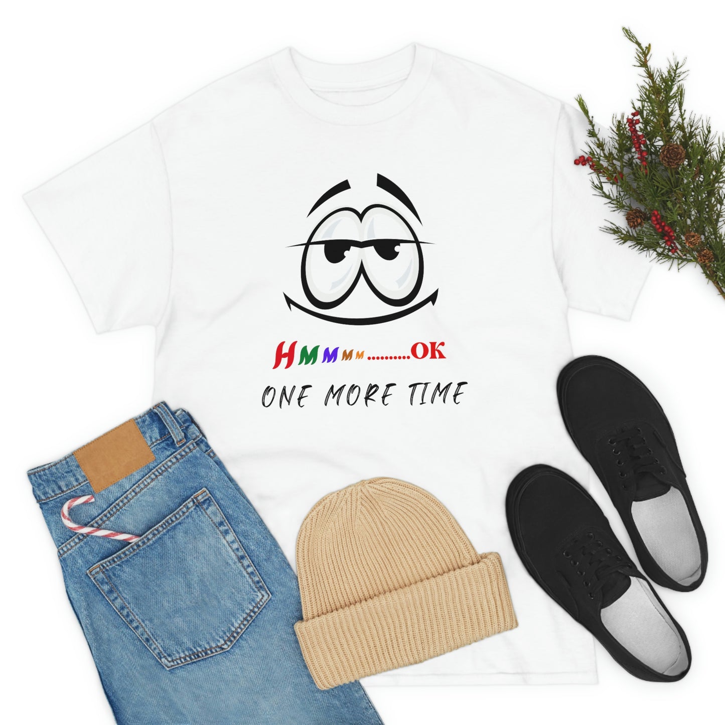 Hmmm, Unisex Heavy Cotton Tee