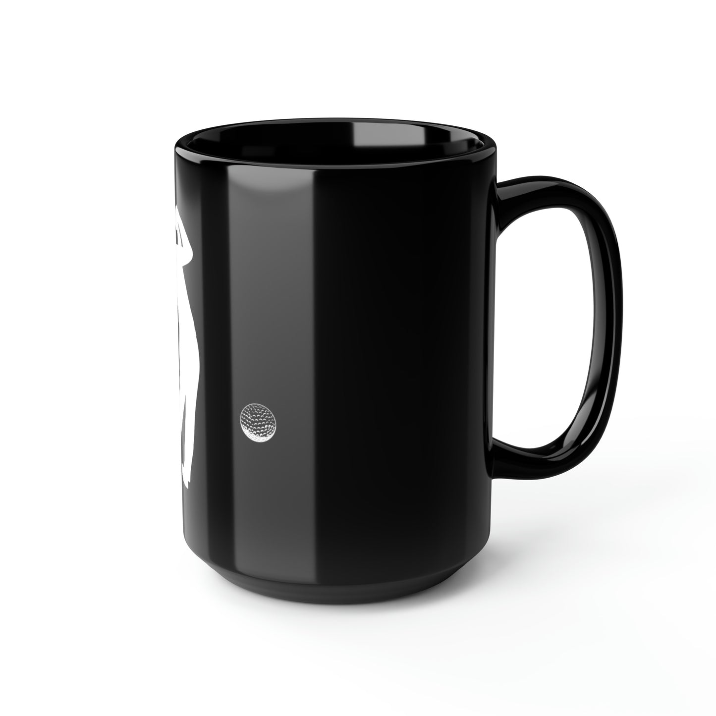 Golf Black Mug, 15oz