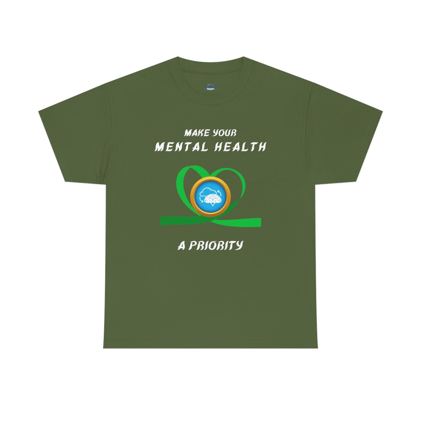 Mental Health A Priority Unisex Heavy Cotton Tee