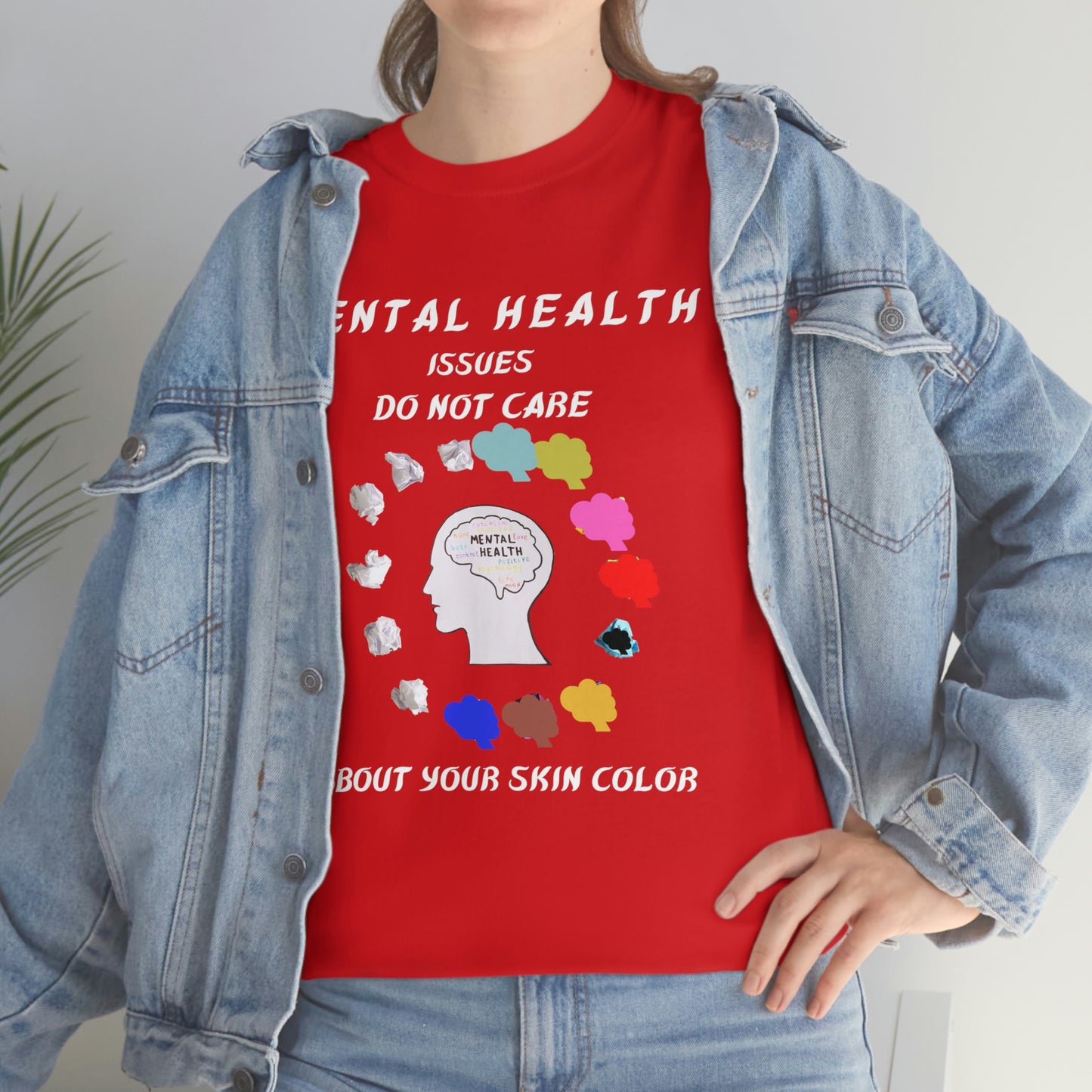 Mental Health Unisex Heavy Cotton Tee