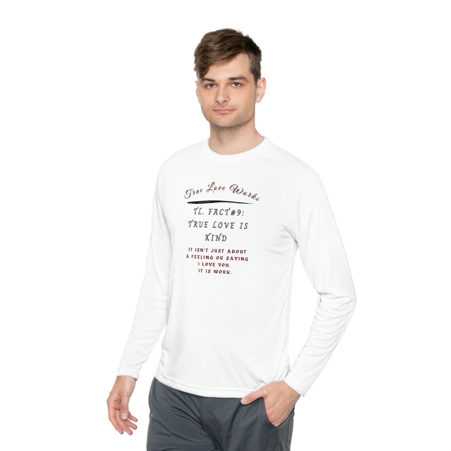 True Love, Unisex Lightweight Long Sleeve Tee