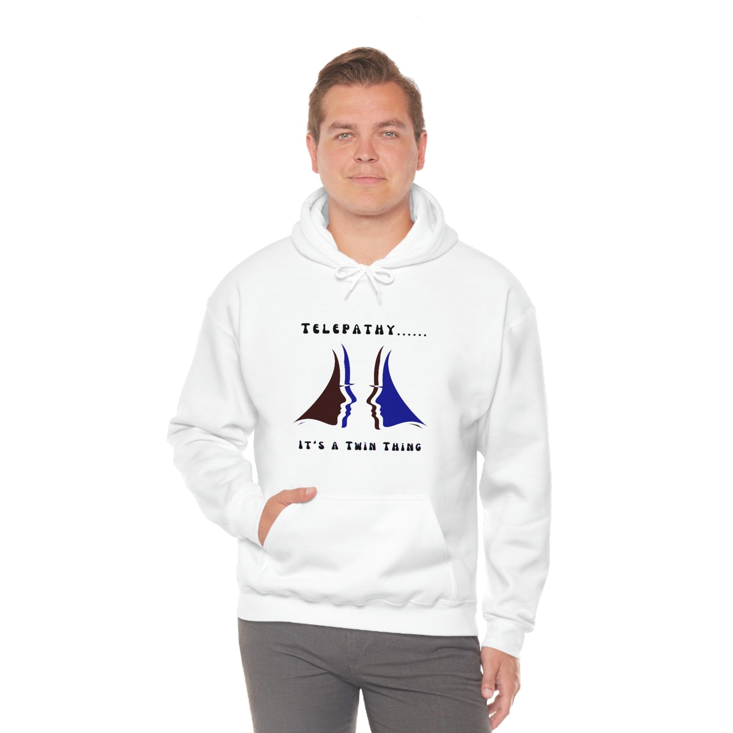 Twin, Unisex Heavy Blend™ Hooded Sweatshirt