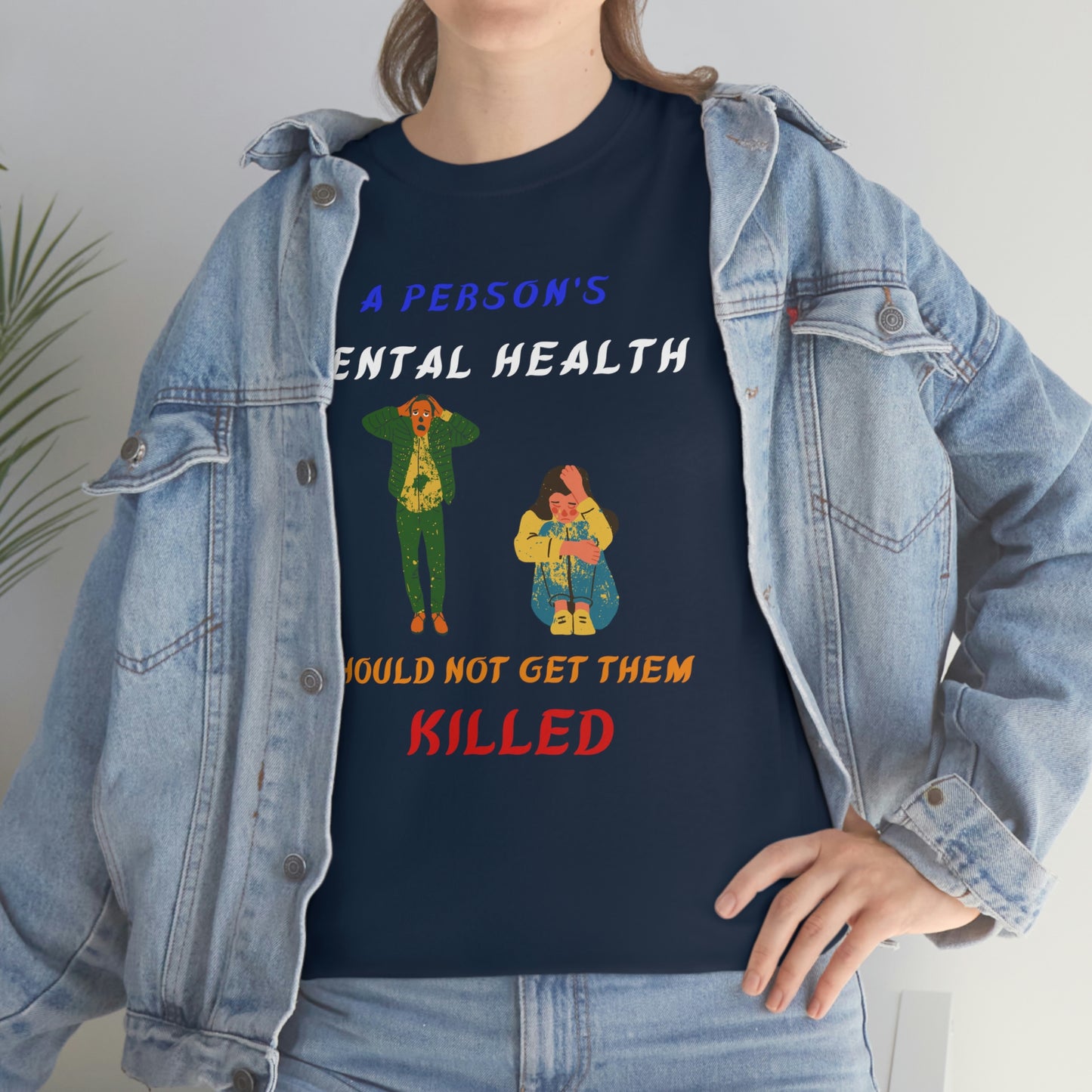 Mental Health Unisex Heavy Cotton Tee