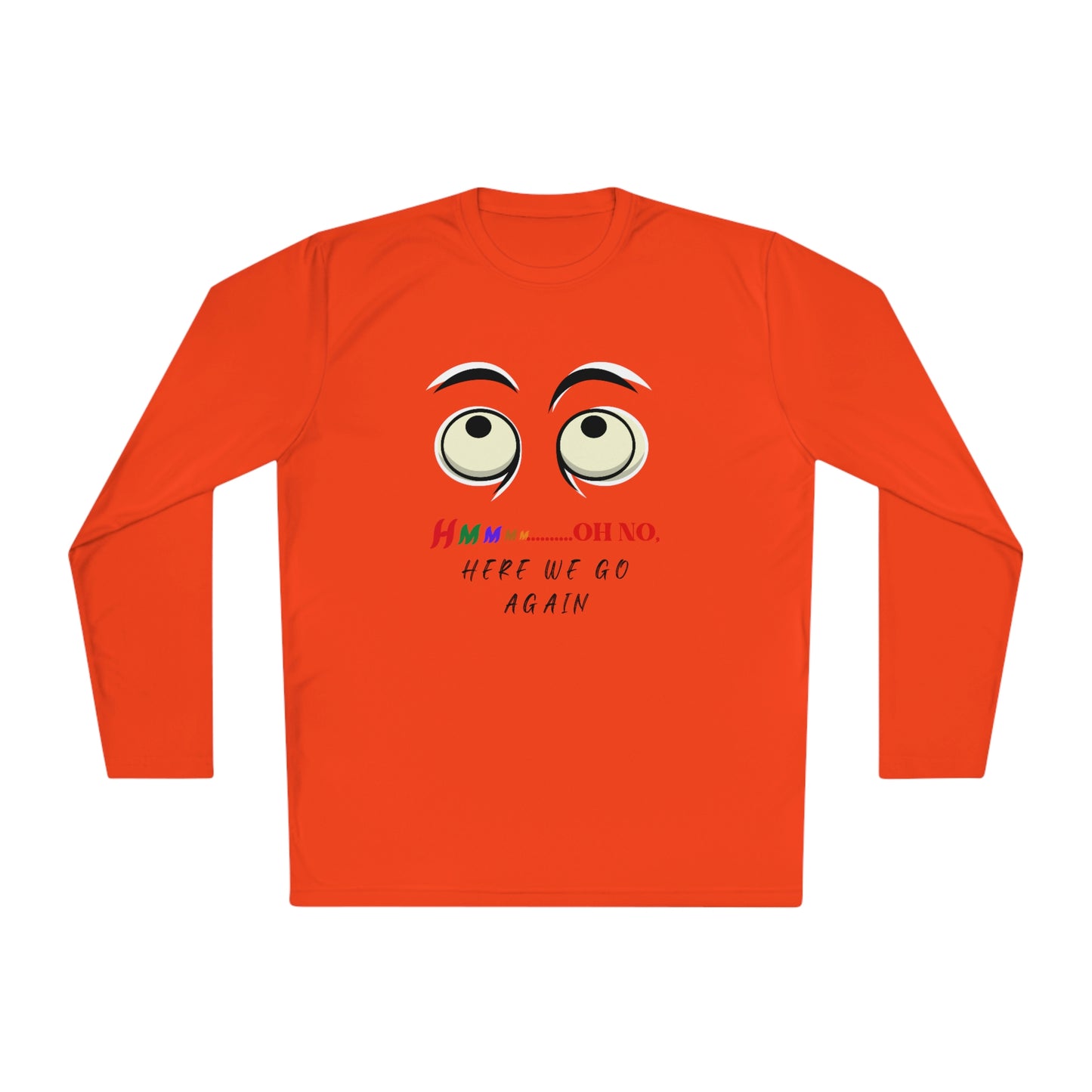 Hmmm, Unisex Lightweight Long Sleeve Tee