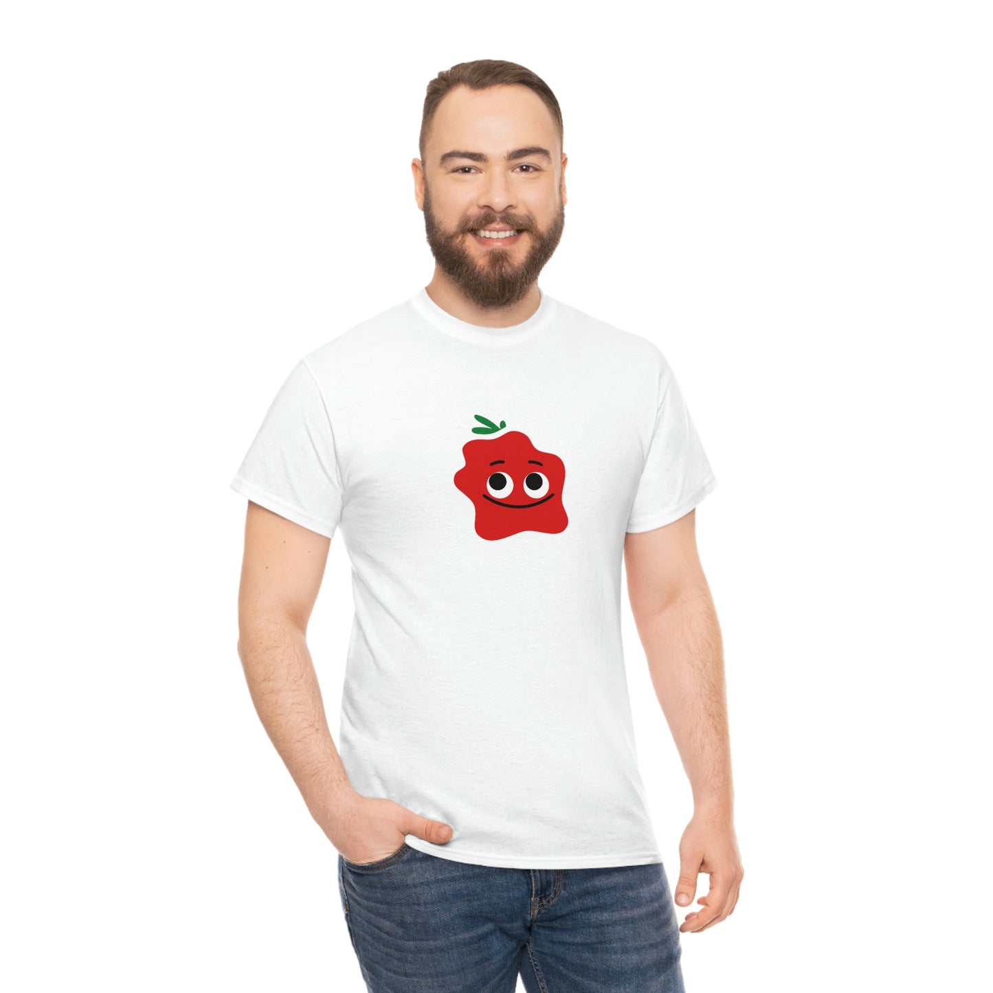 I Love You, Put On A Happy Face, Smile Unisex Heavy Cotton Tee