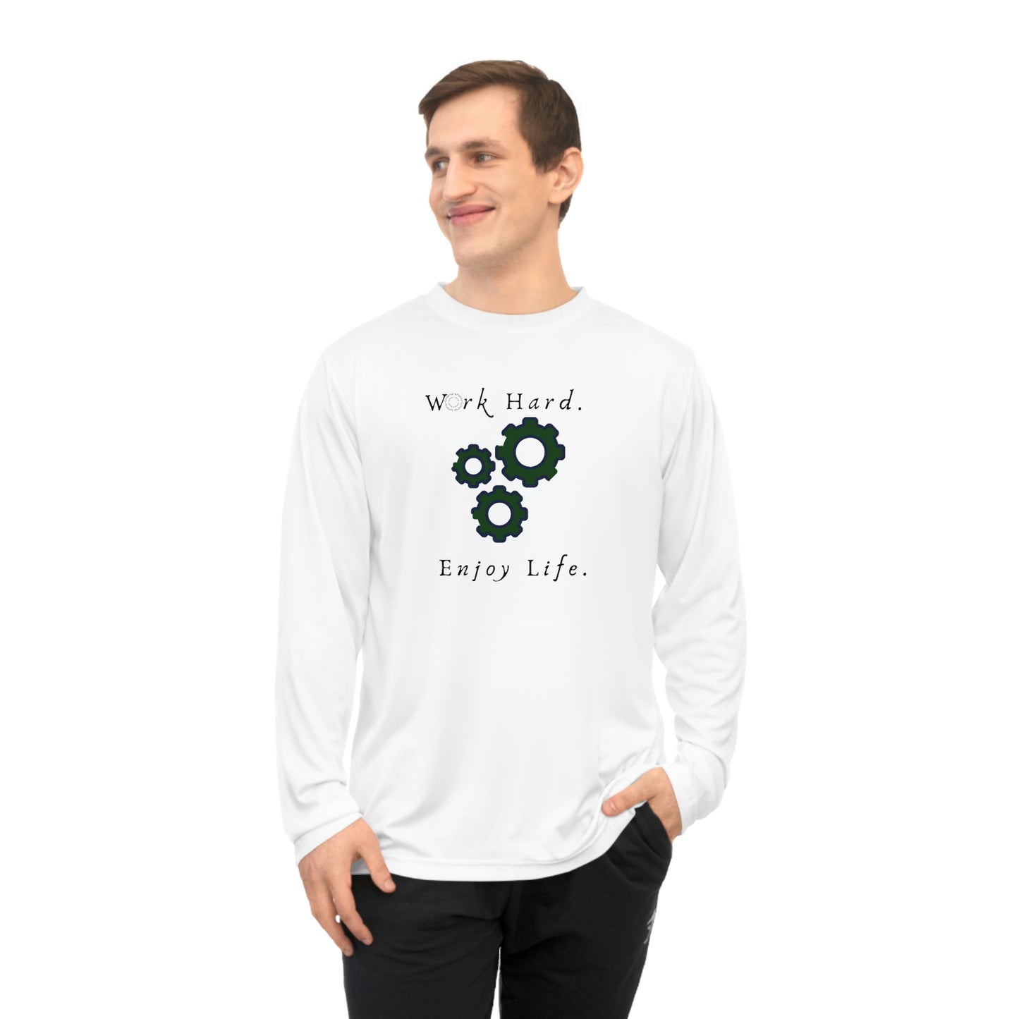 Make It Happen, Unisex Performance Long Sleeve Shirt