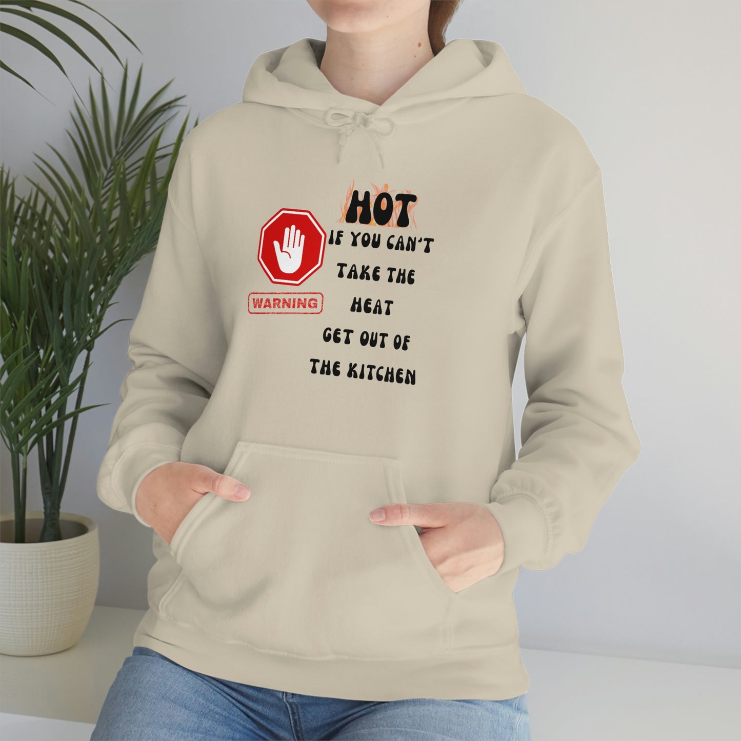 Warning, Unisex Heavy Blend™ Hooded Sweatshirt