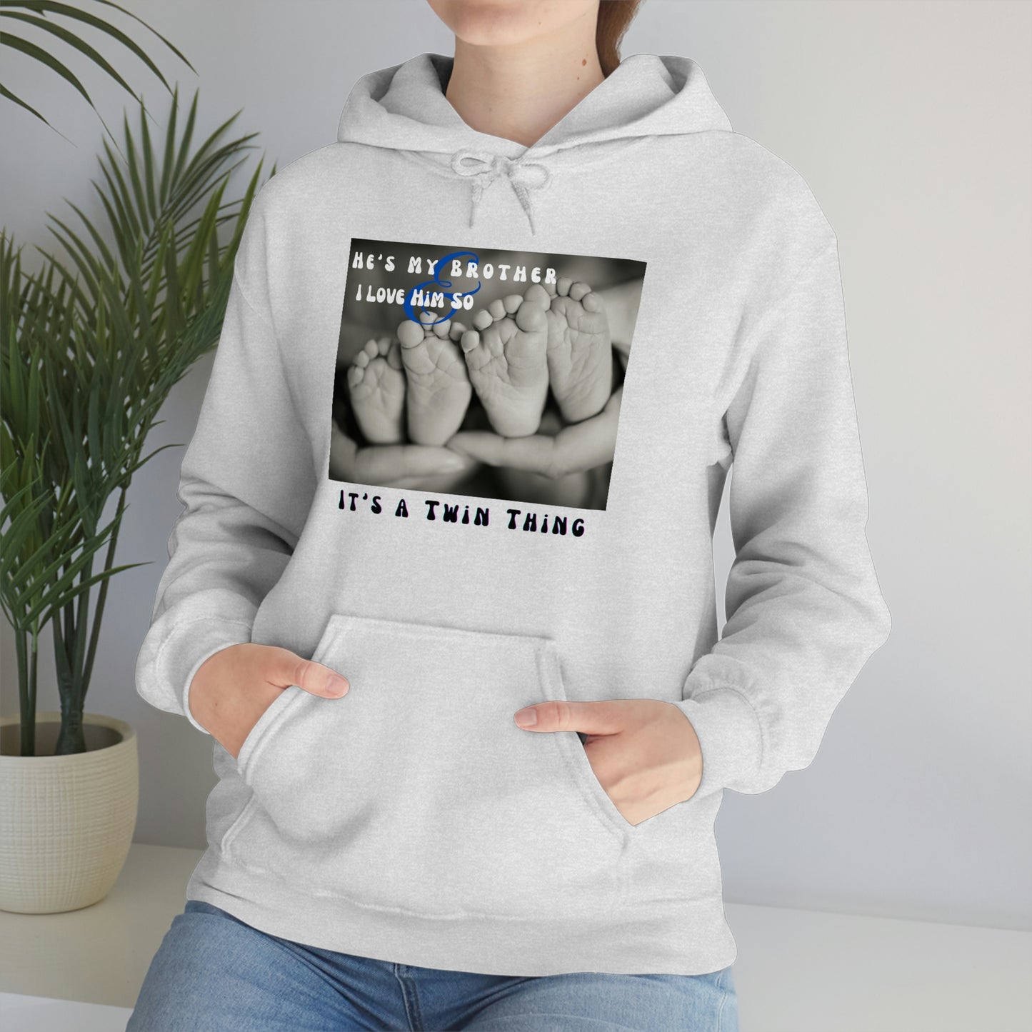 Twin, Unisex Heavy Blend™ Hooded Sweatshirt