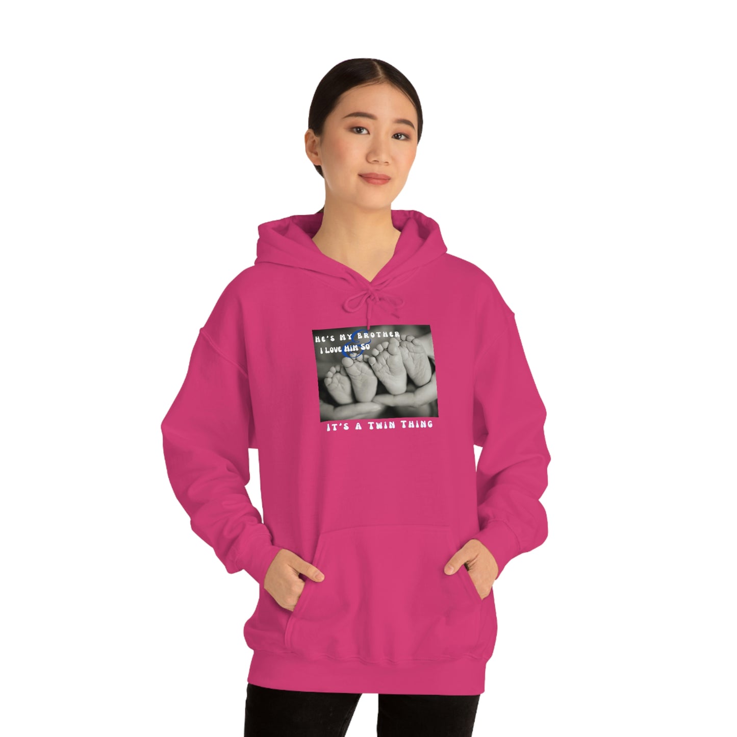 Twin, Unisex Heavy Blend™ Hooded Sweatshirt