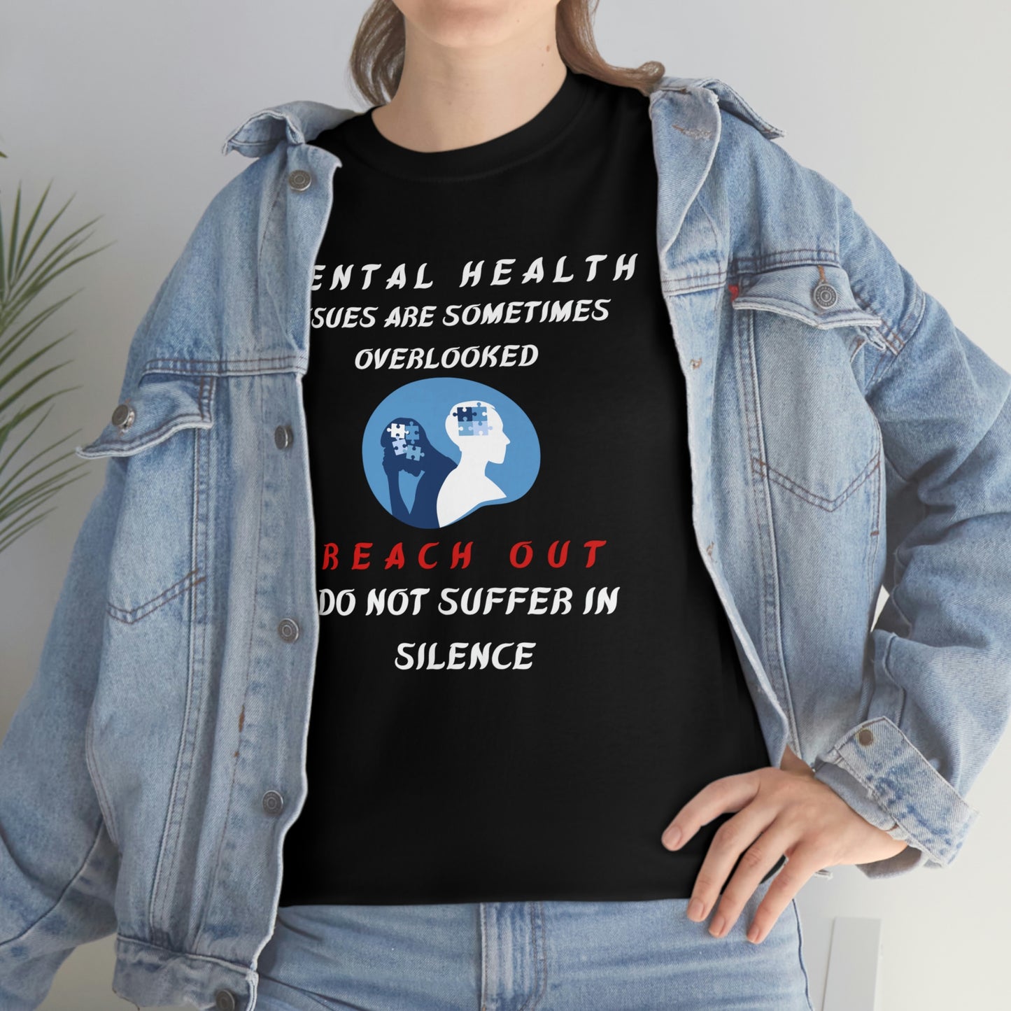 Mental Health Unisex Heavy Cotton Tee