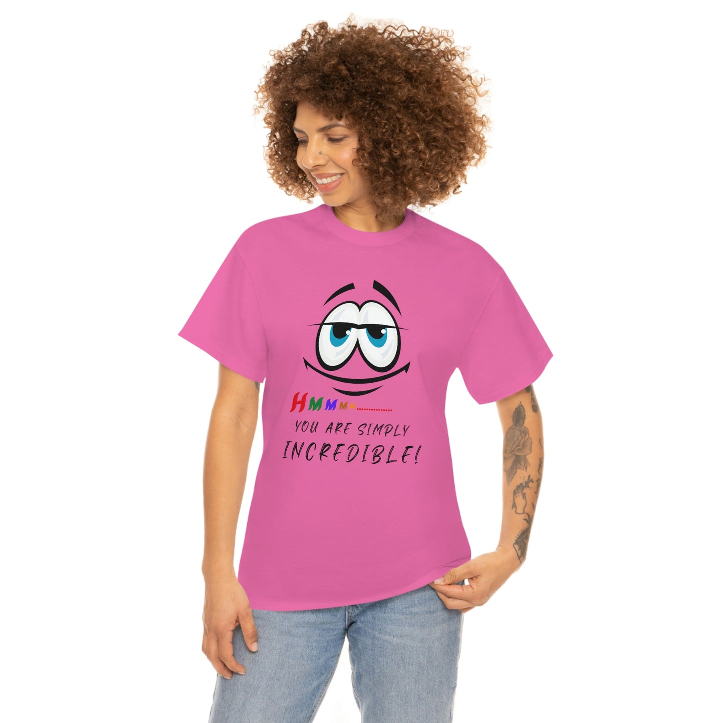 Hmmm, Unisex Heavy Cotton Tee