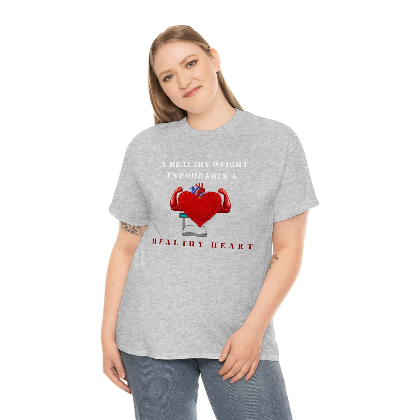 Healthy Heart Unisex Heavy Cotton Tee