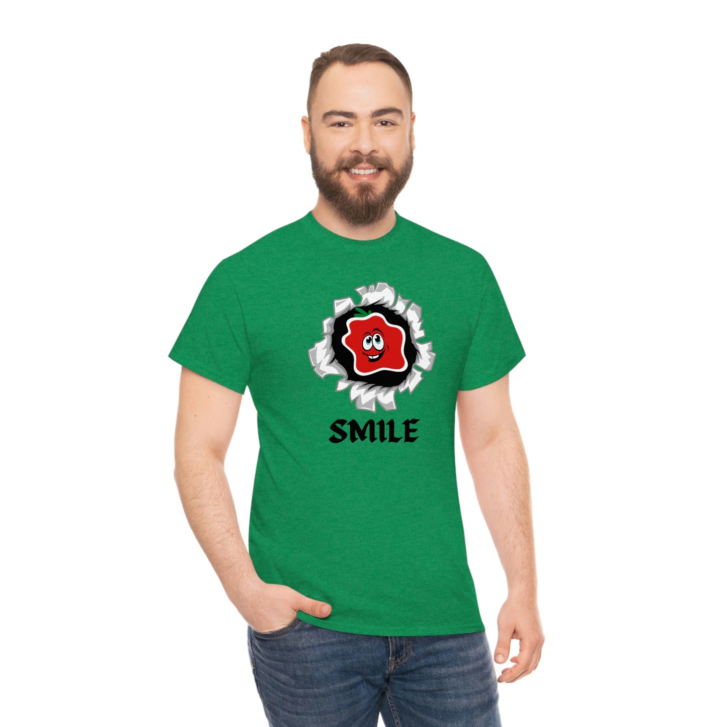 Smile Unisex Heavy Cotton Tee