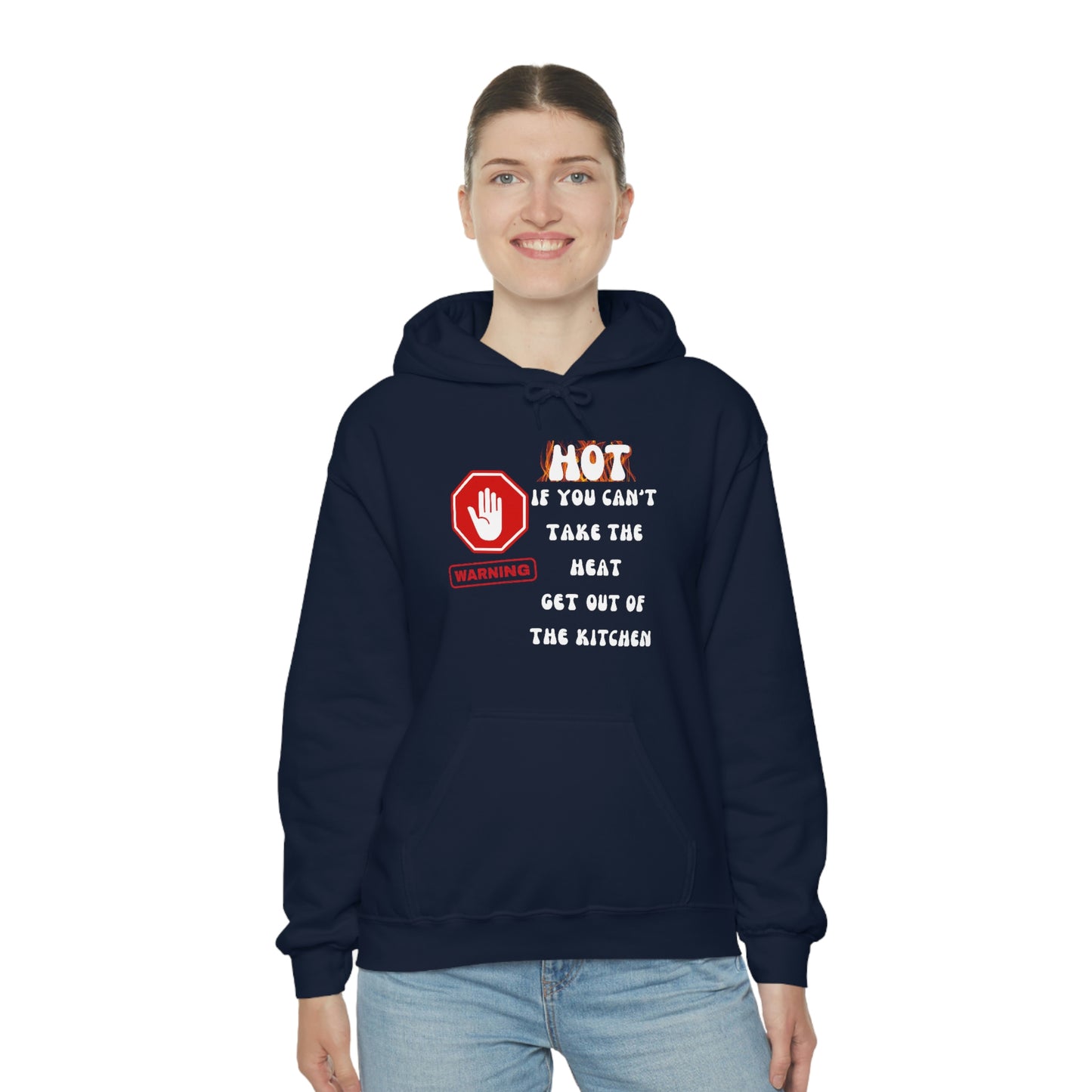 Warning, Unisex Heavy Blend™ Hooded Sweatshirt