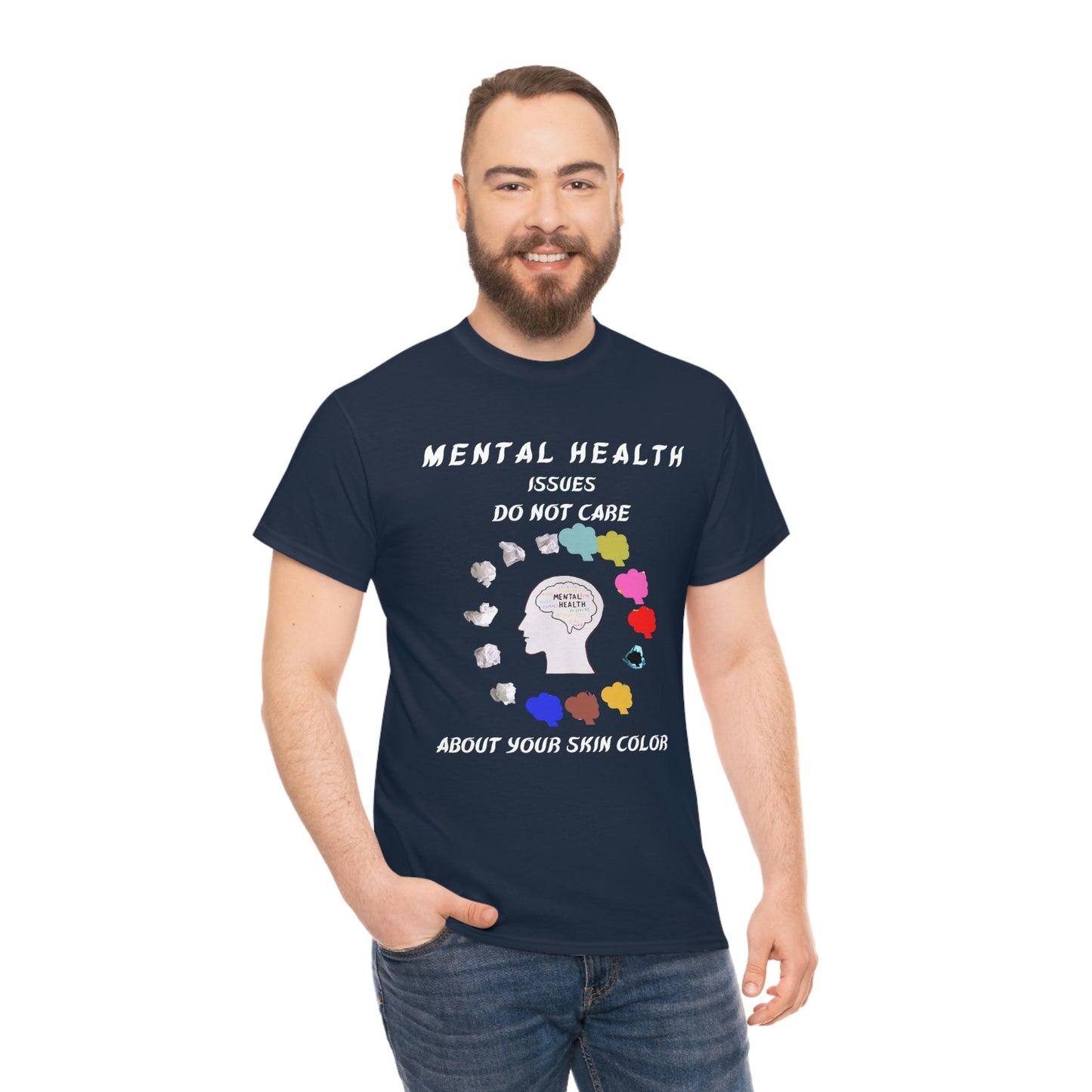 Mental Health Unisex Heavy Cotton Tee