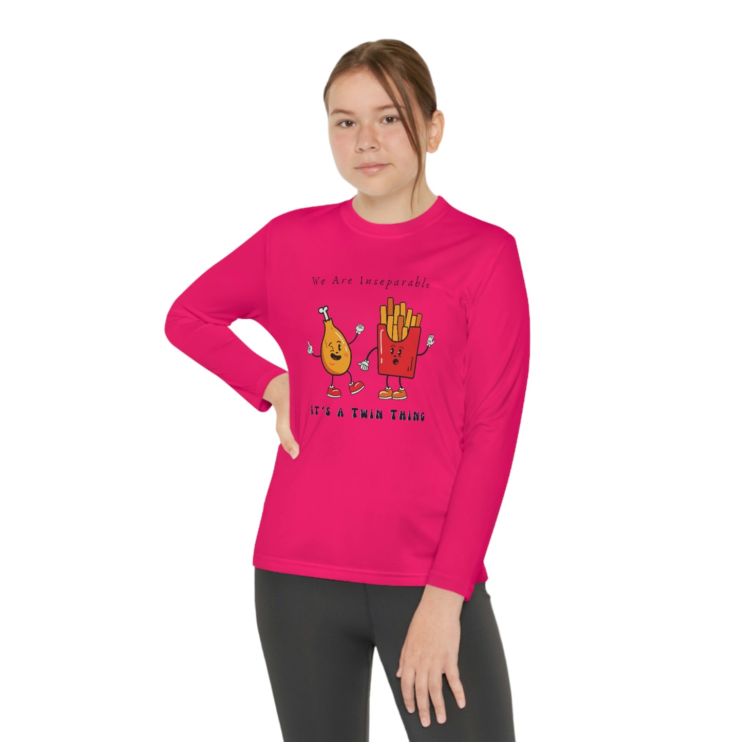 Twin, Youth Long Sleeve Competitor Tee