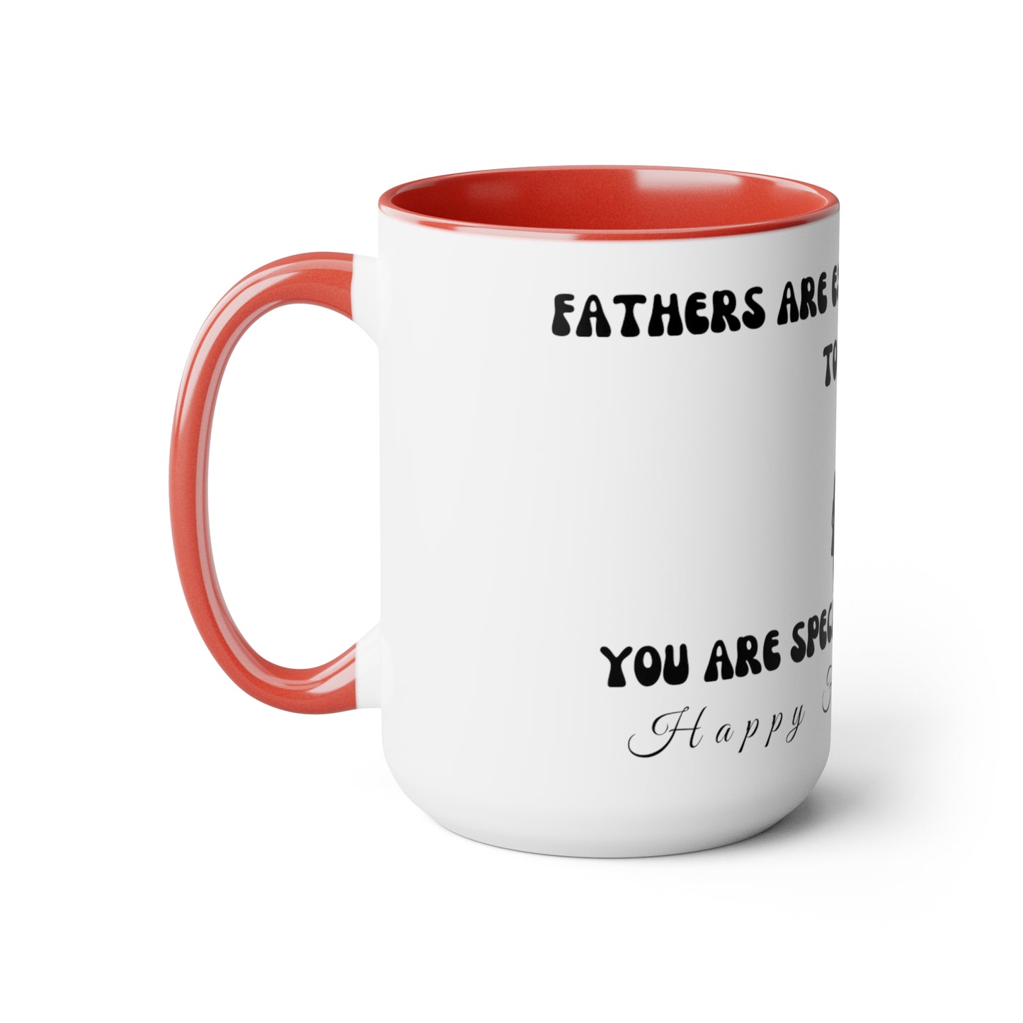 Exotic Print Father's Day Two-Tone Coffee Mugs, 15oz