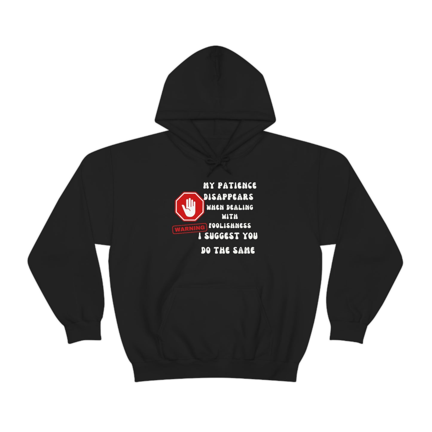 Warning, Unisex Heavy Blend™ Hooded Sweatshirt