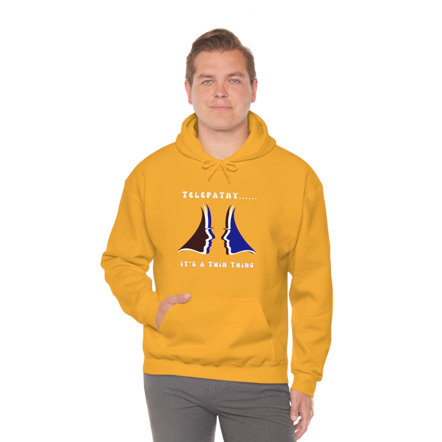 Twin, Unisex Heavy Blend™ Hooded Sweatshirt