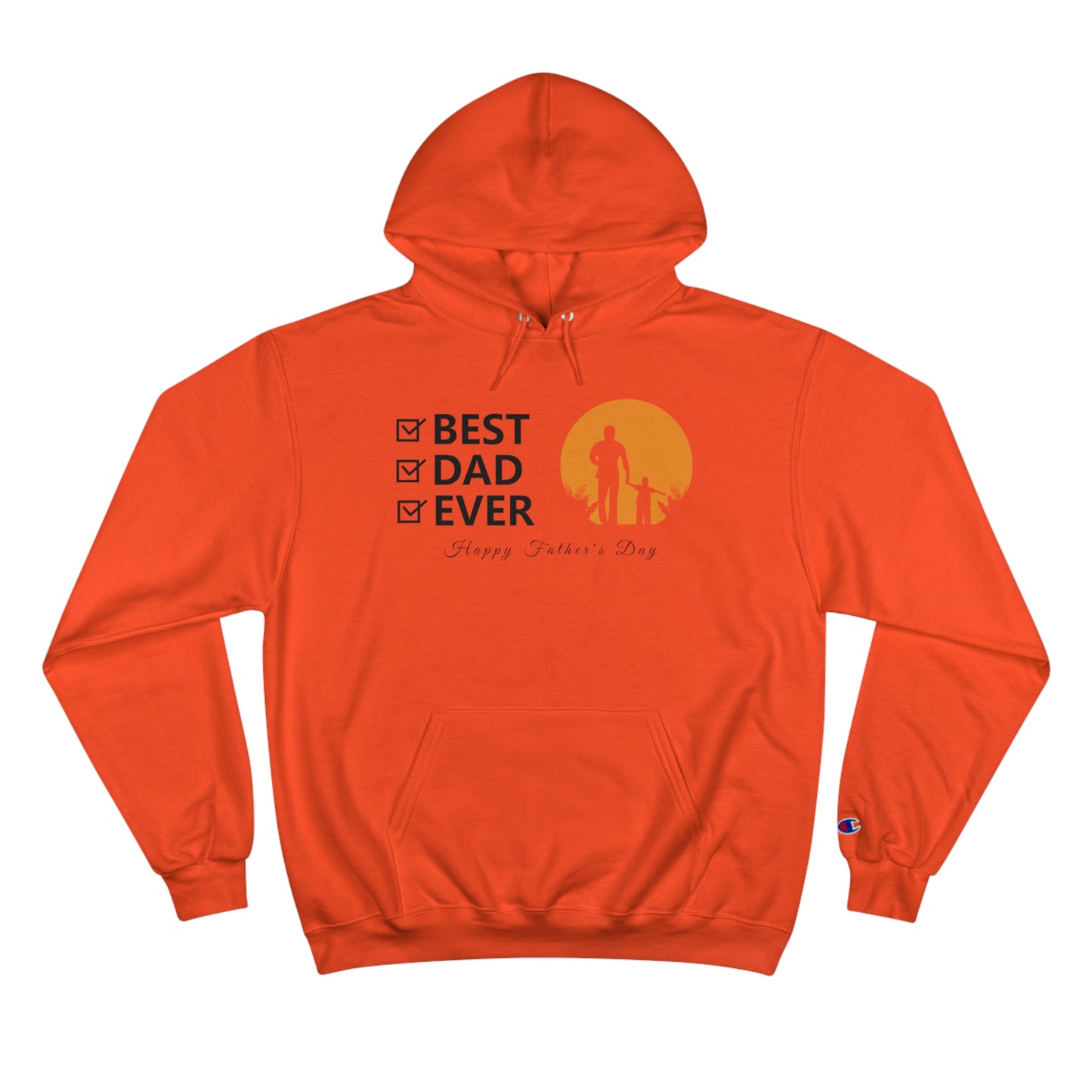 Exotic Print Father's Day Champion Hoodie