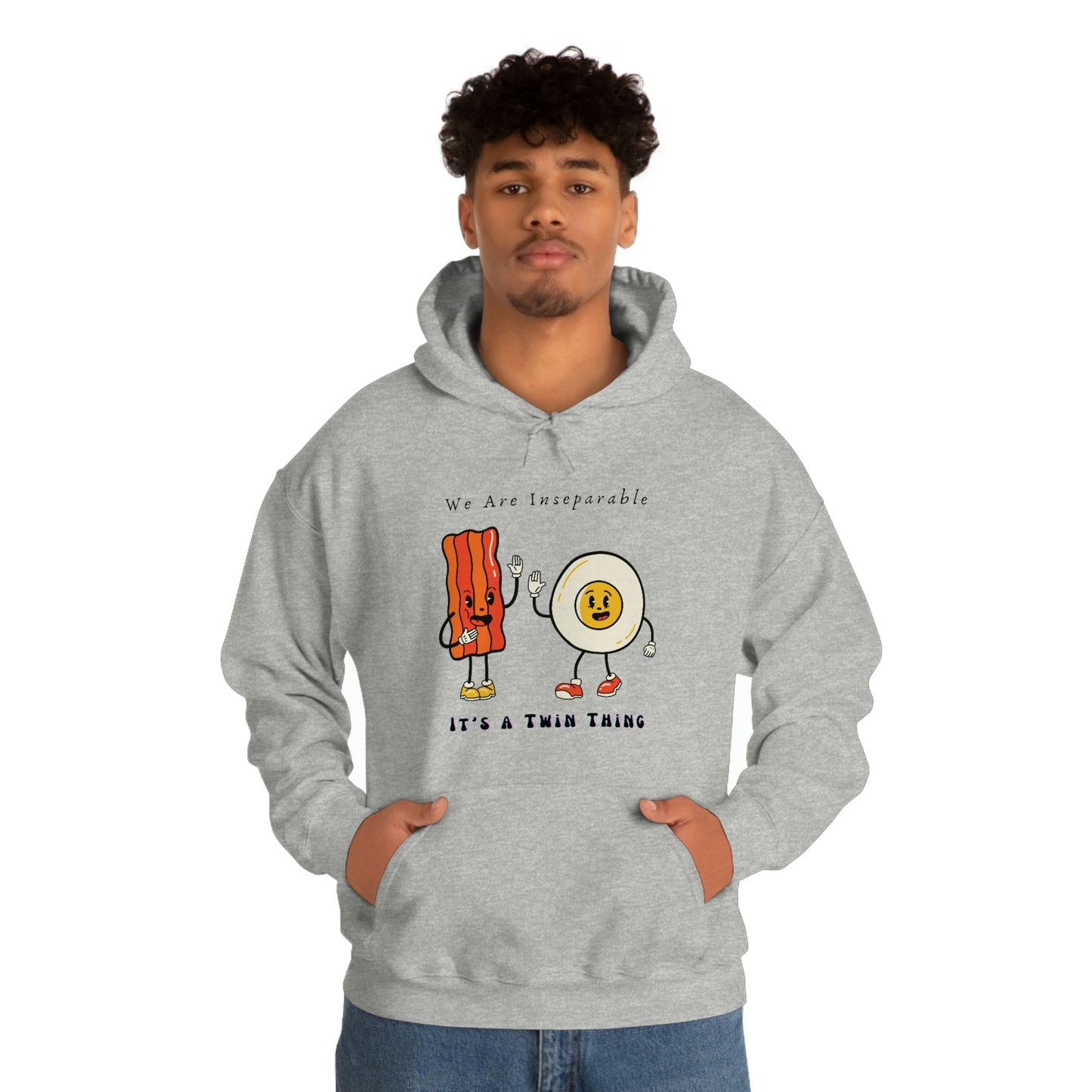 Twin, Unisex Heavy Blend™ Hooded Sweatshirt