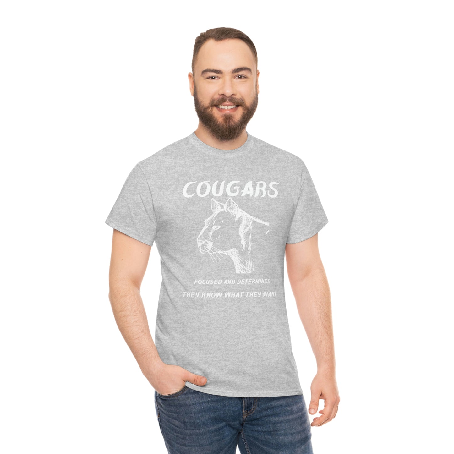 Cougars Unisex Heavy Cotton Tee