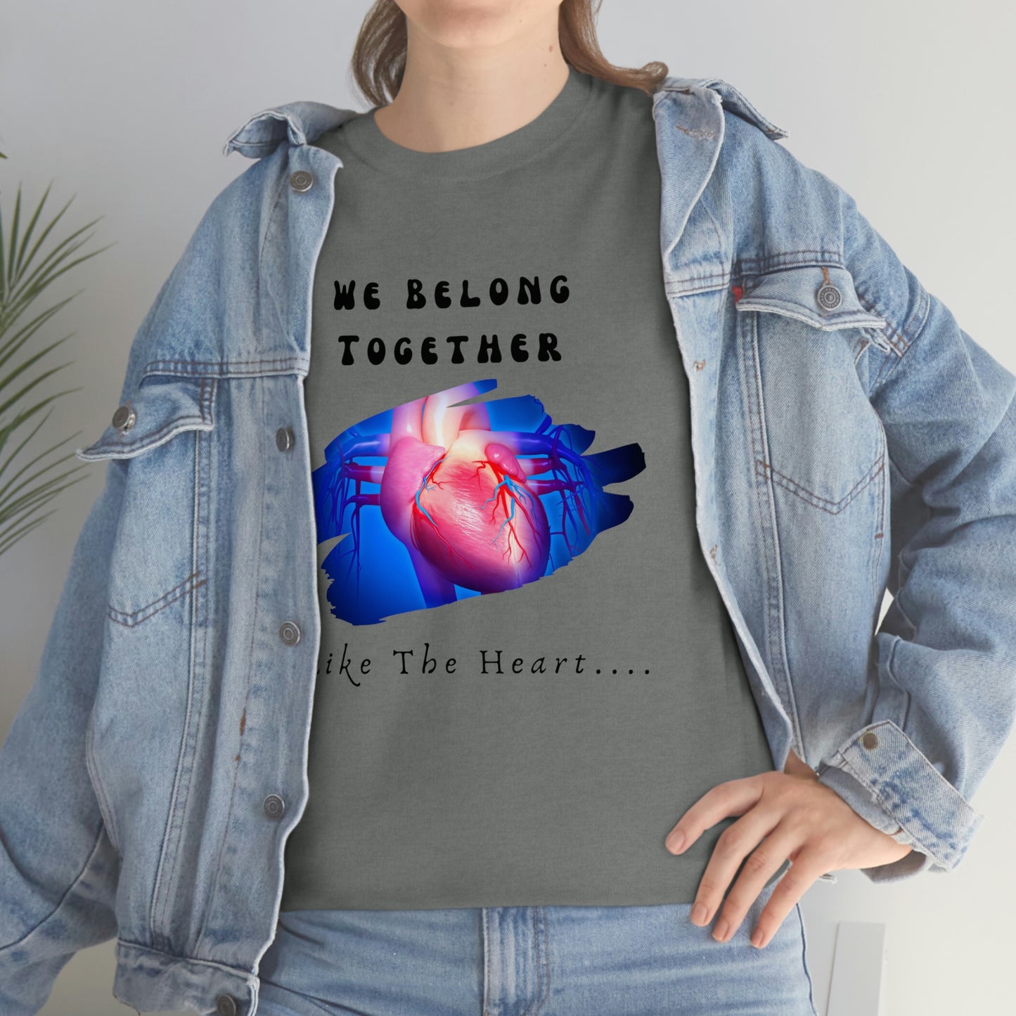 Stronger Together, Love, Unisex Heavy Cotton Tee