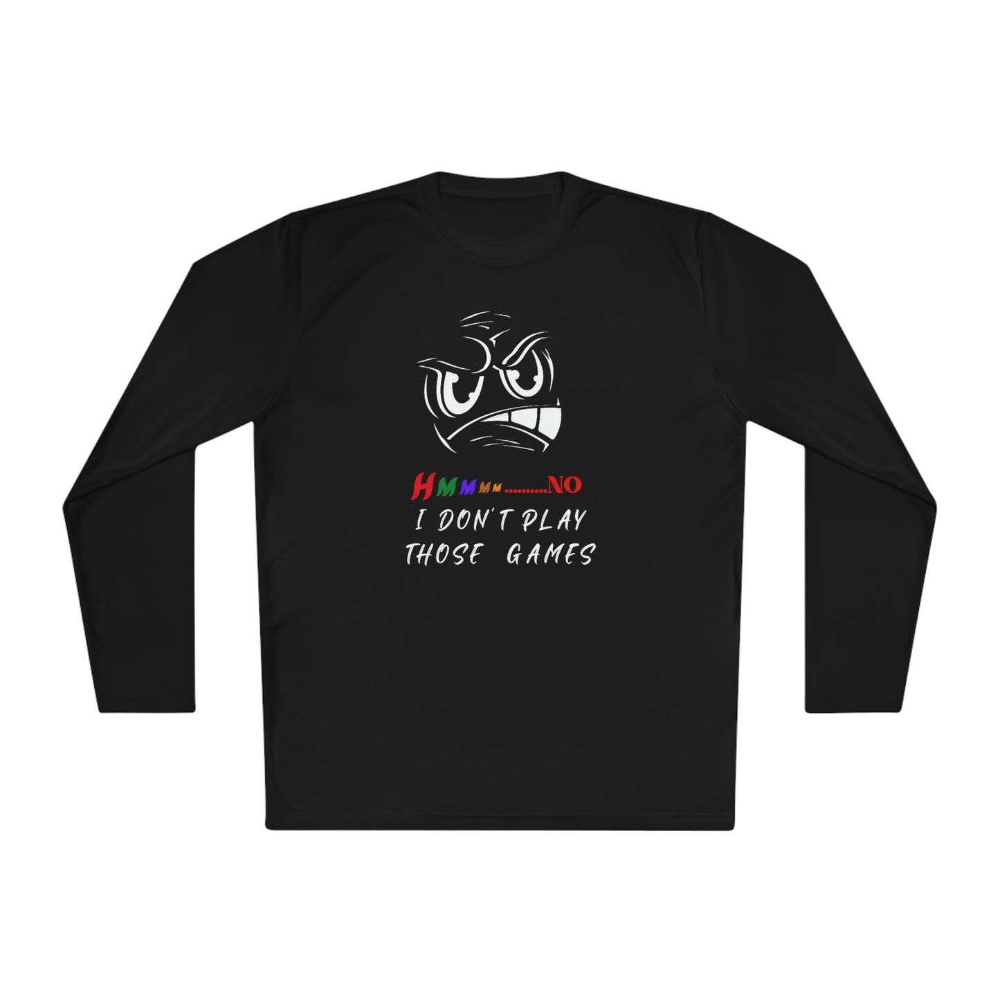 Hmmm, Unisex Lightweight Long Sleeve Tee