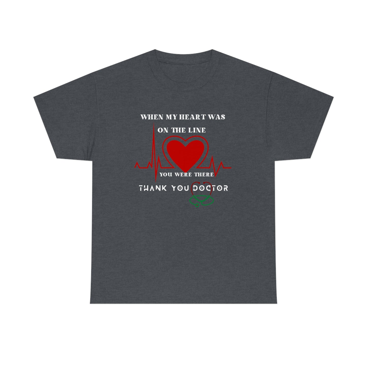 Medical, CVICU, EKG Unisex Heavy Cotton Tee