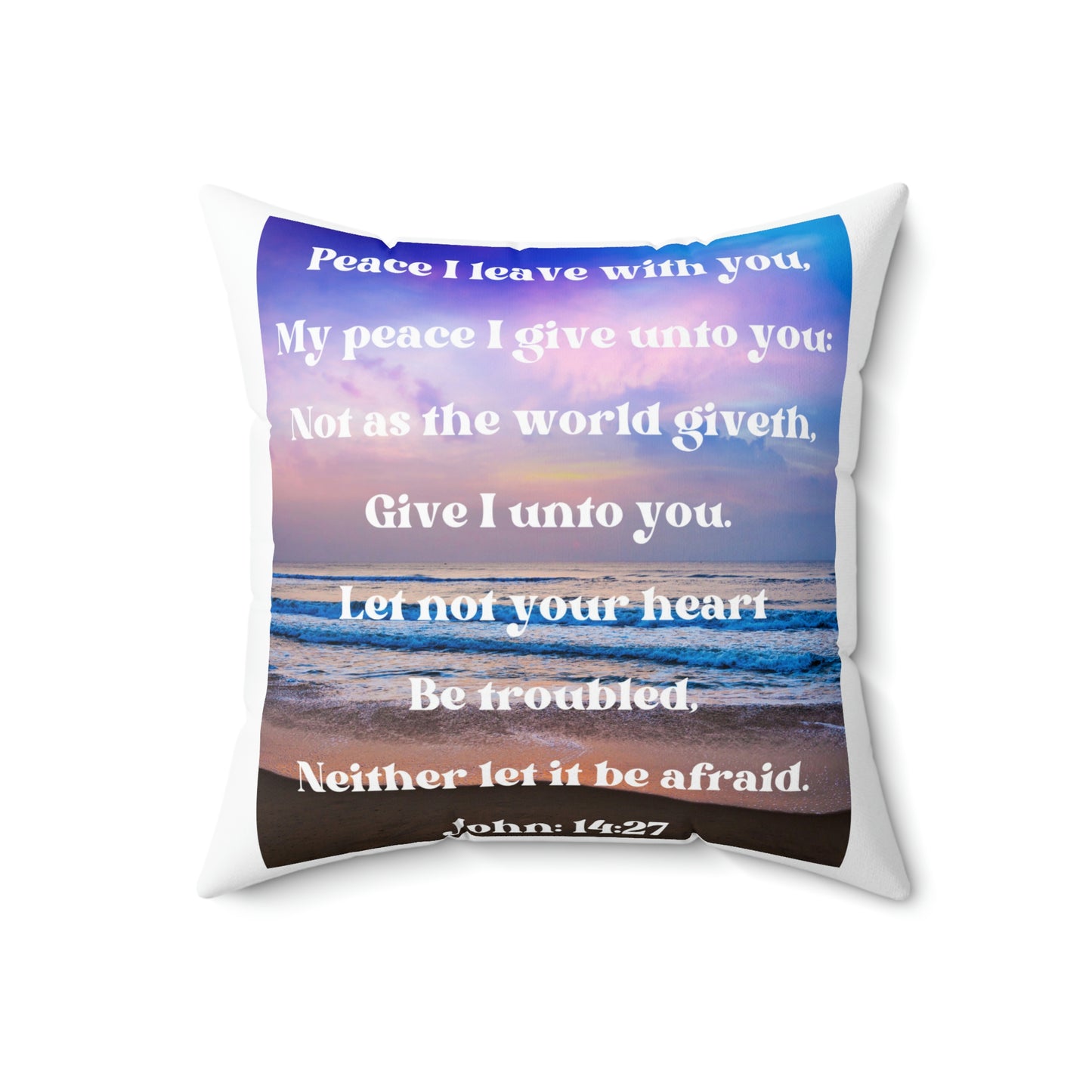 Spun Polyester Square Pillow