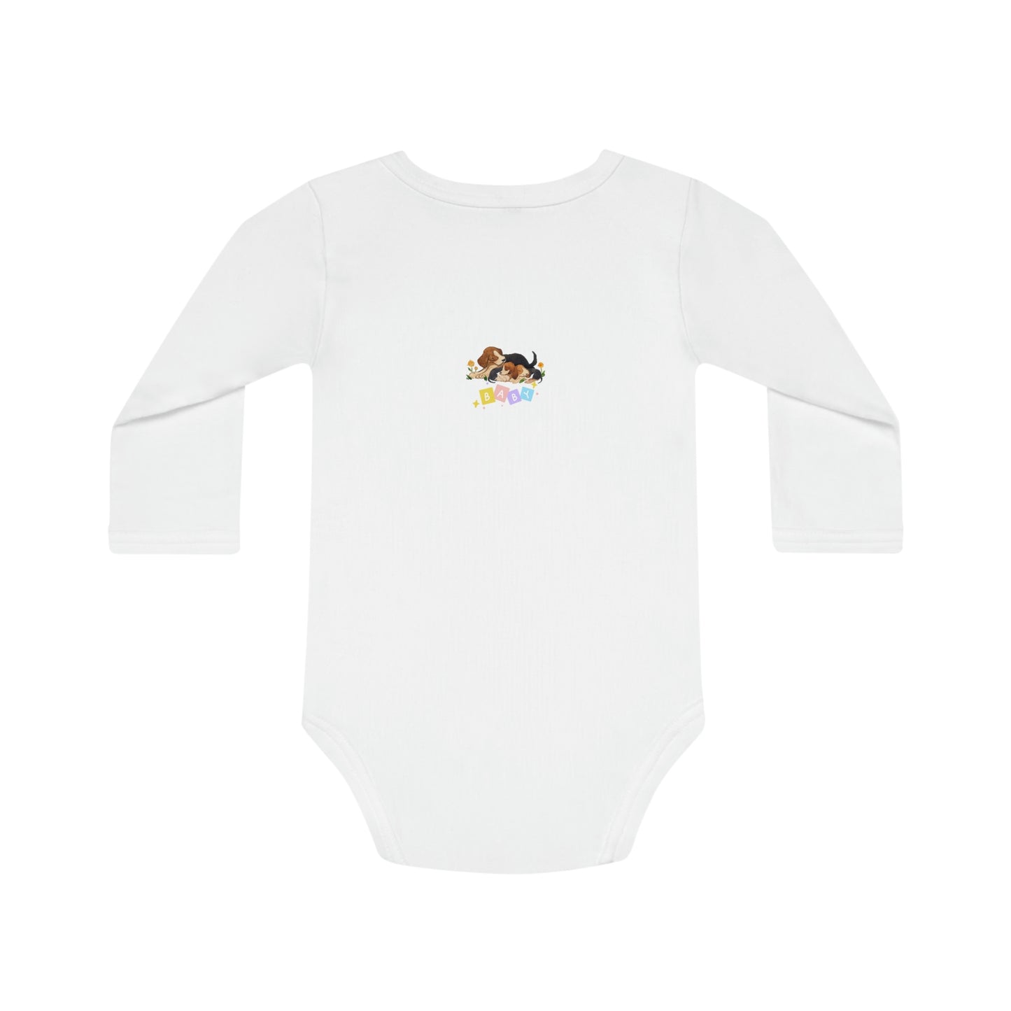 Baby Talk, Baby Long-Sleeve Organic Bodysuit