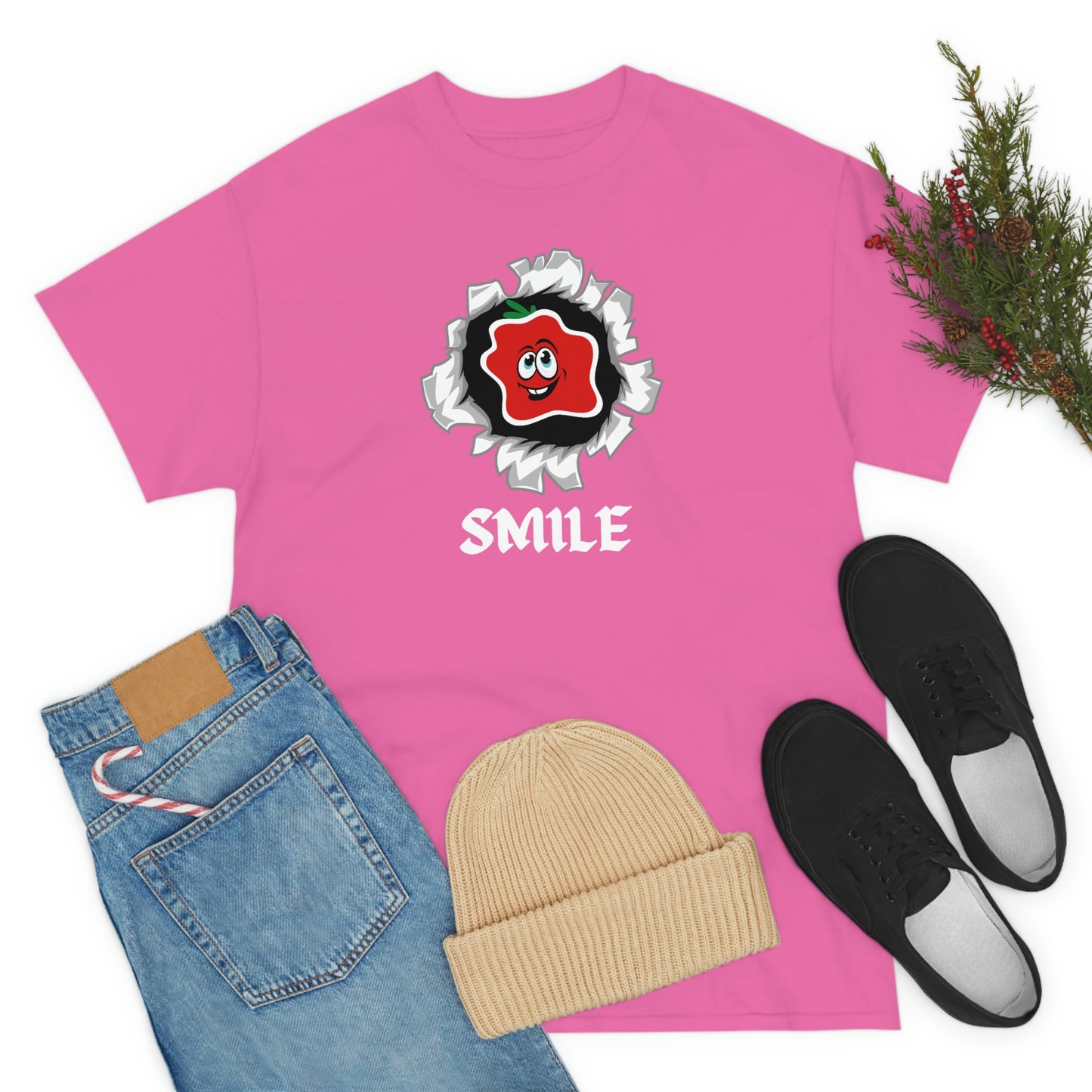 Smile Unisex Heavy Cotton Tee